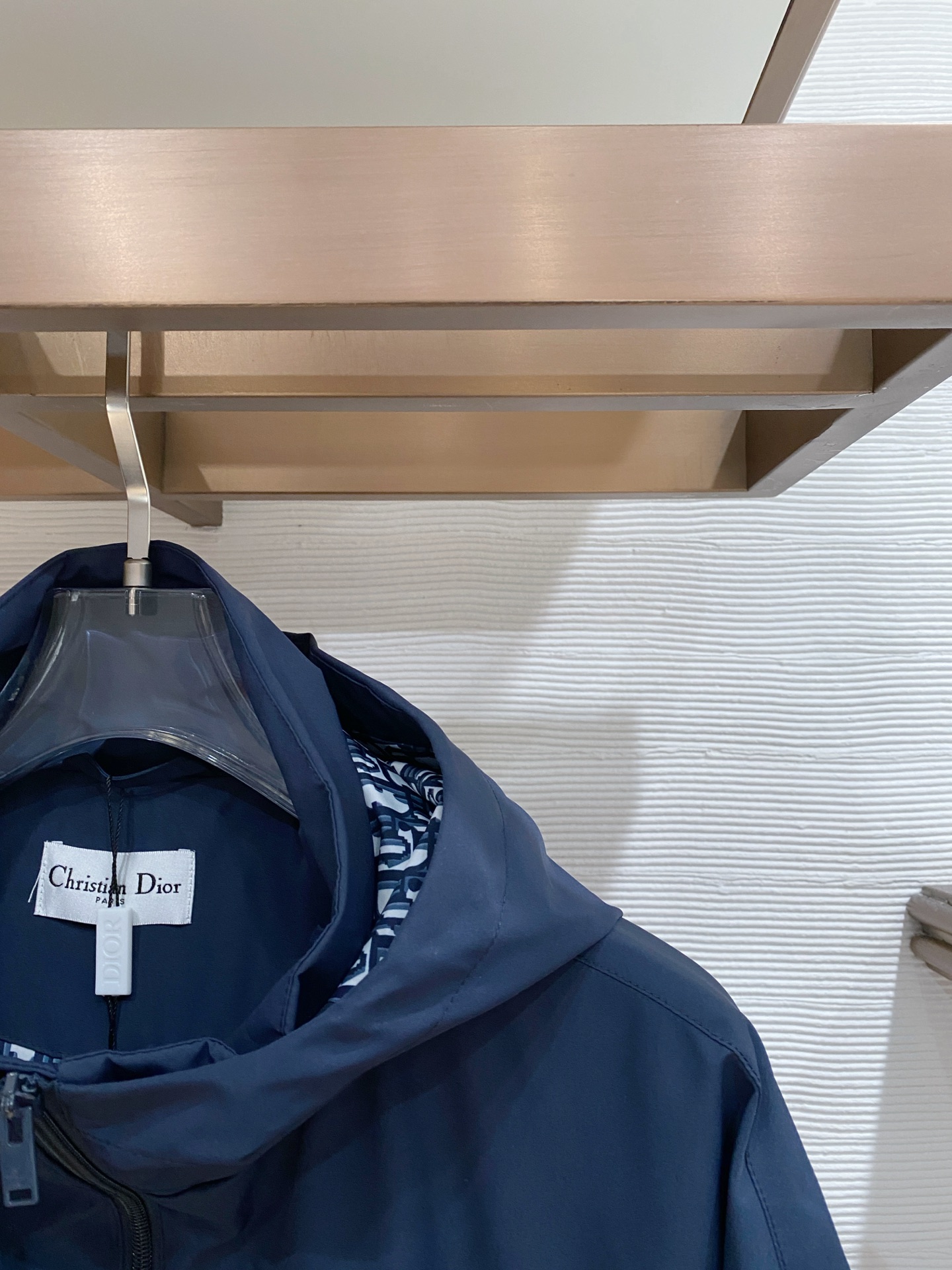 Dior Jacket Blue Hooded S