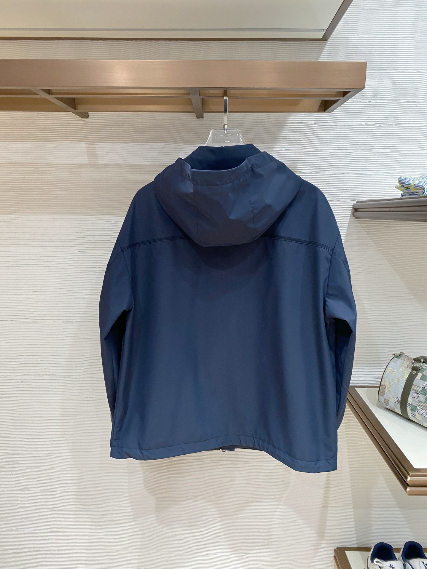 Dior Jacket Blue Hooded S
