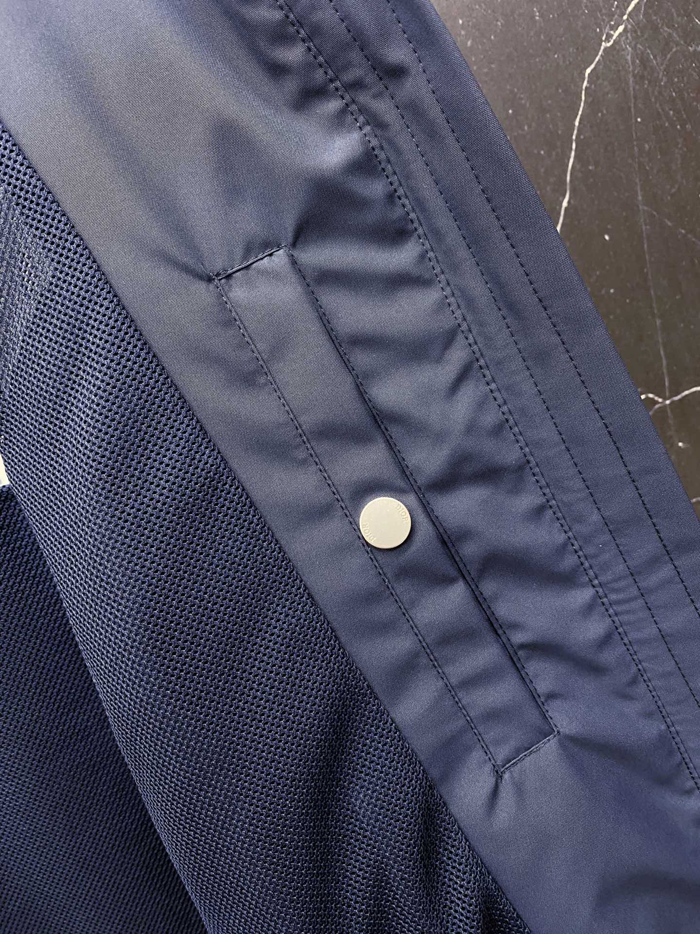 Dior Jacket Blue Hooded S