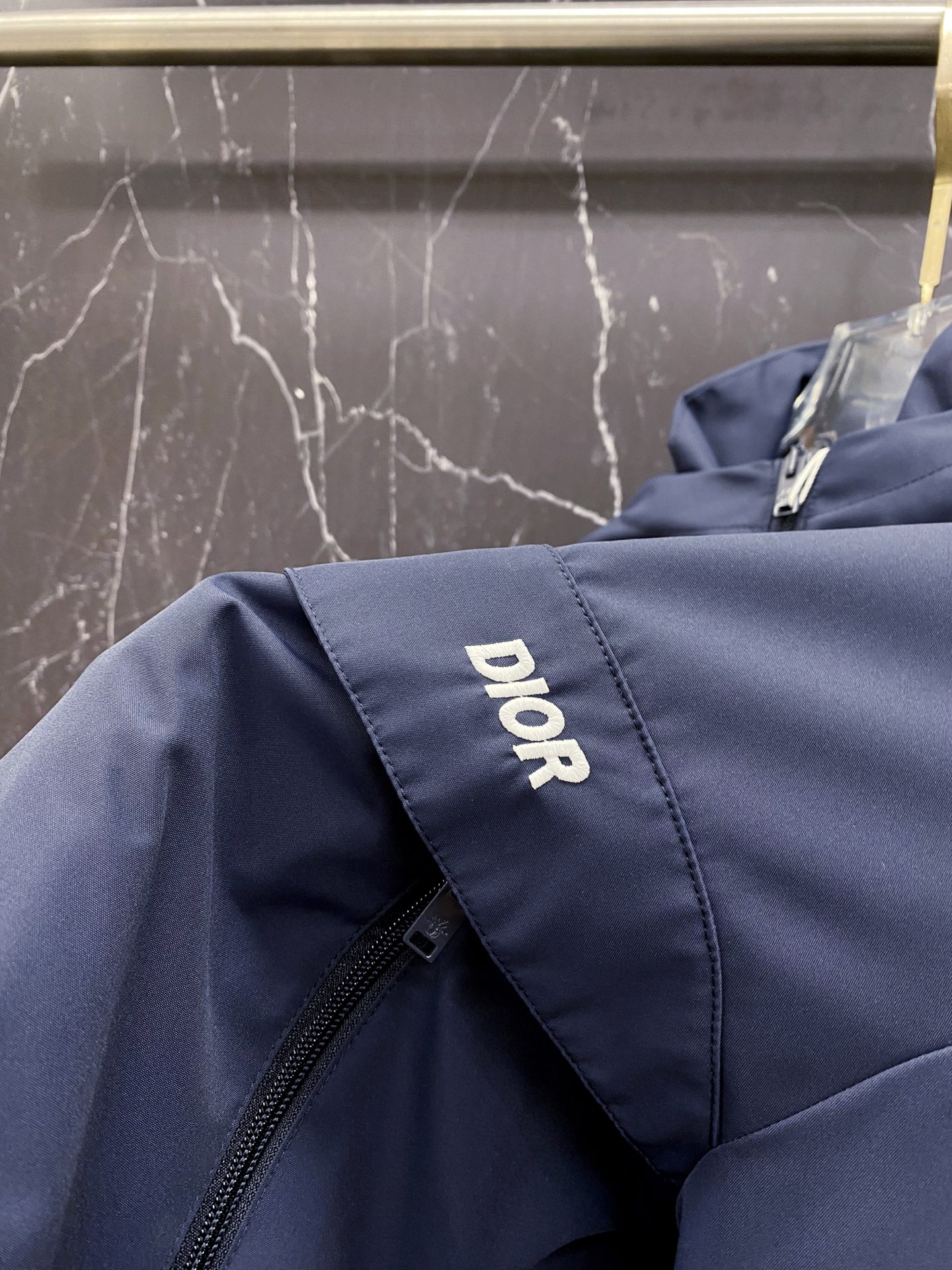 Dior Jacket Blue Hooded S