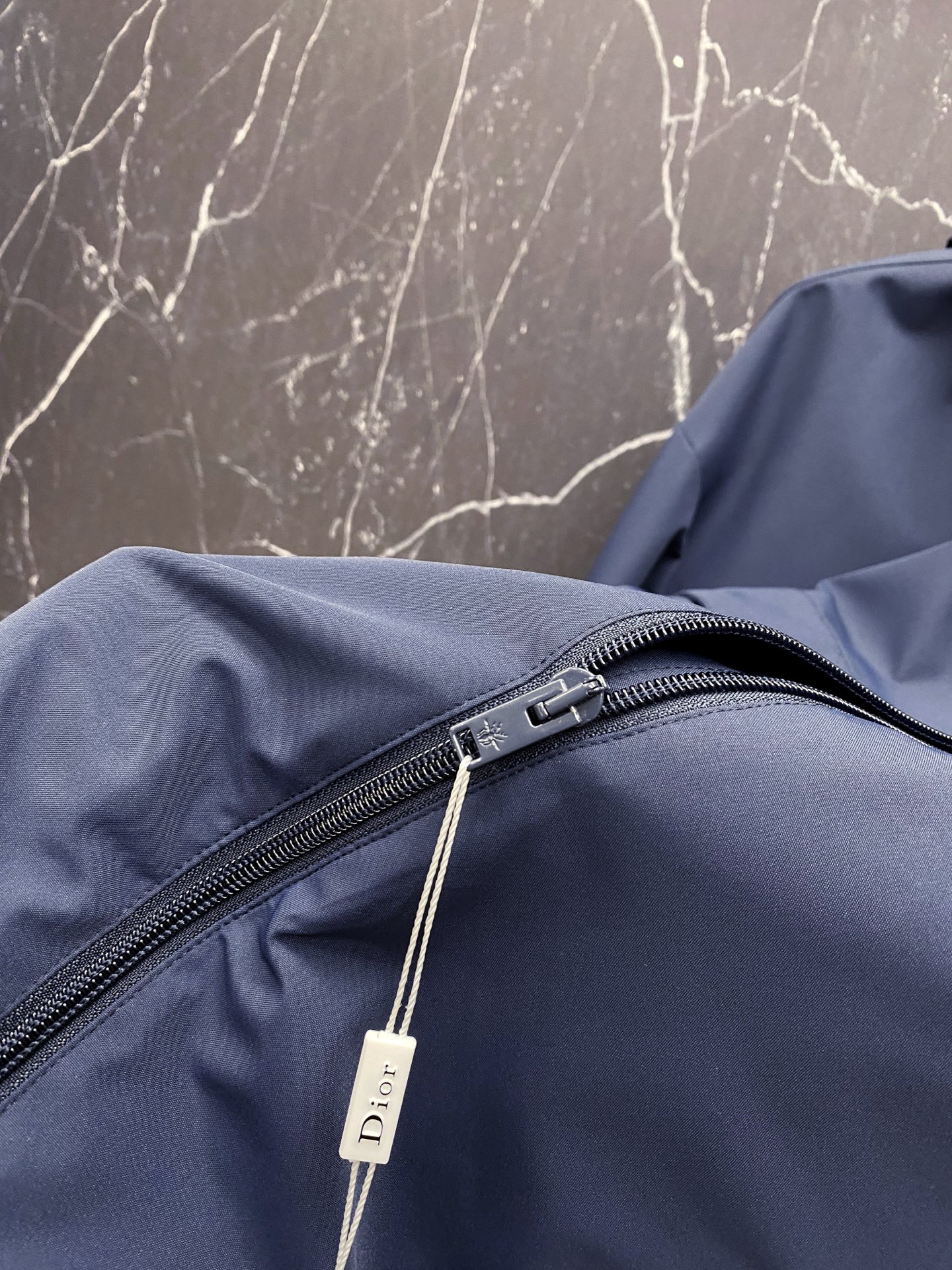 Dior Jacket Blue Hooded S