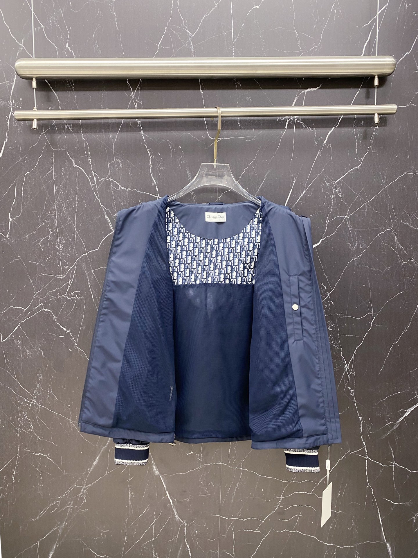 Dior Jacket Blue Hooded S