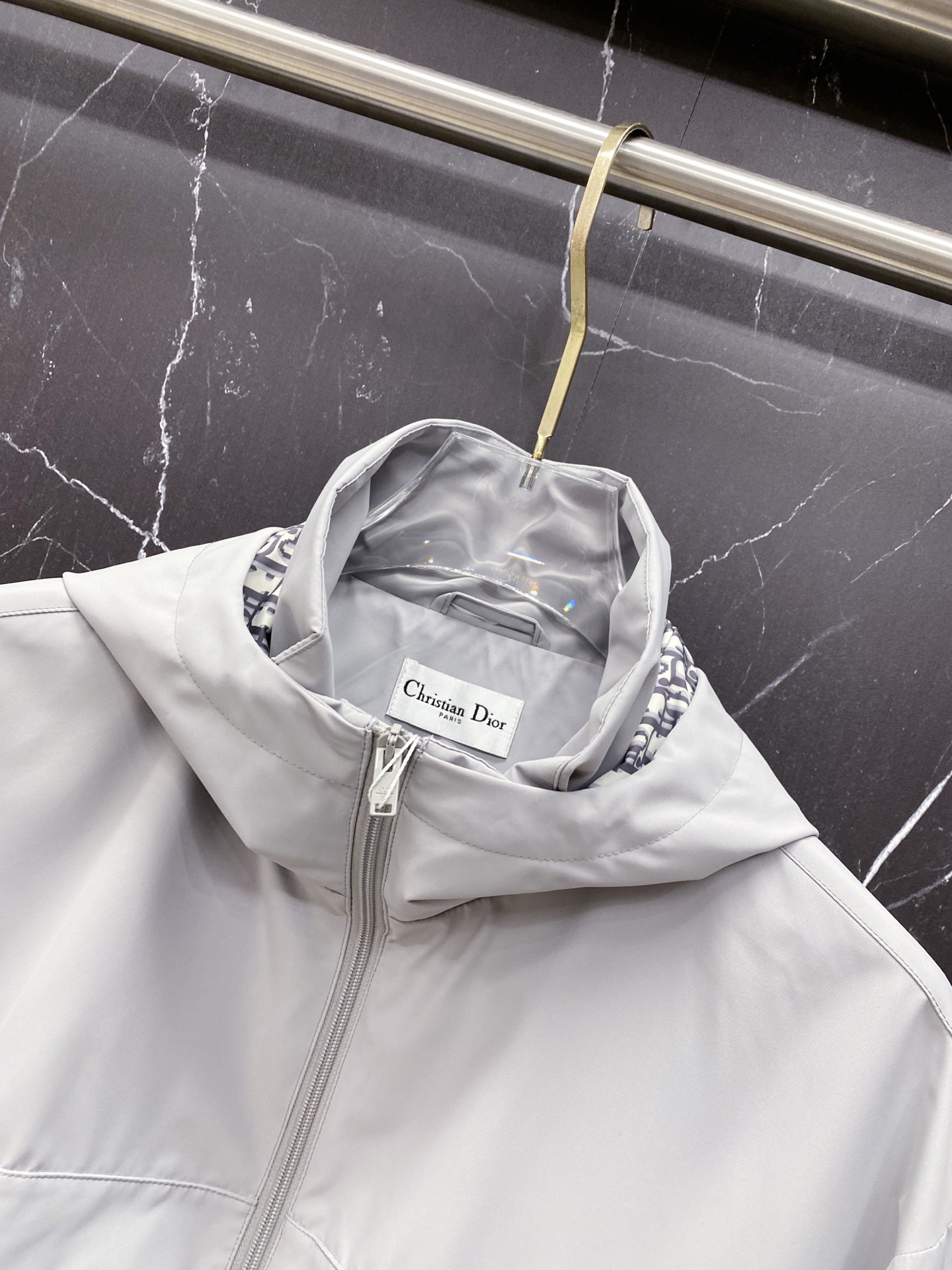 Dior Jacket Blue Hooded S