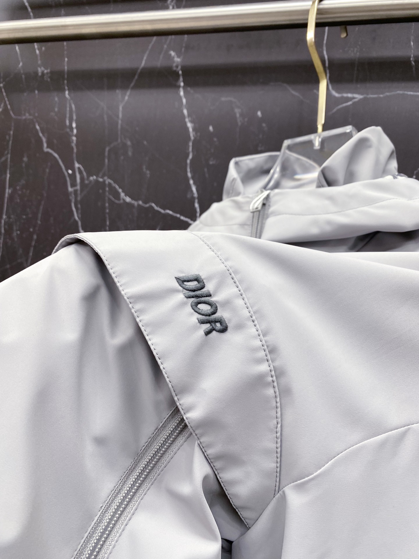 Dior Jacket Blue Hooded S