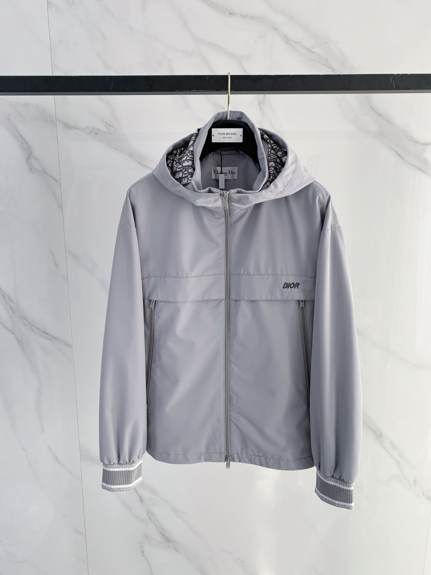 Dior Jacket Blue Hooded S
