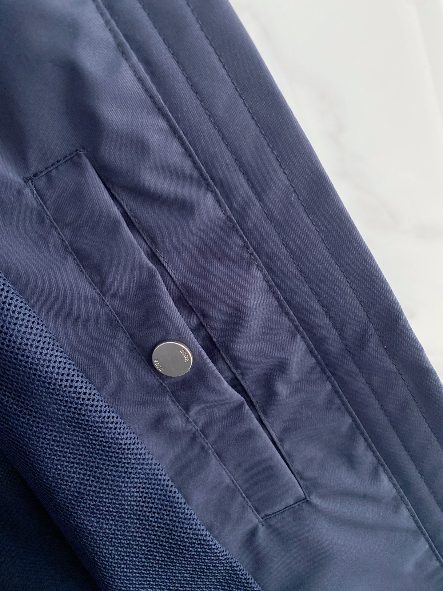 Dior Jacket Blue Hooded S