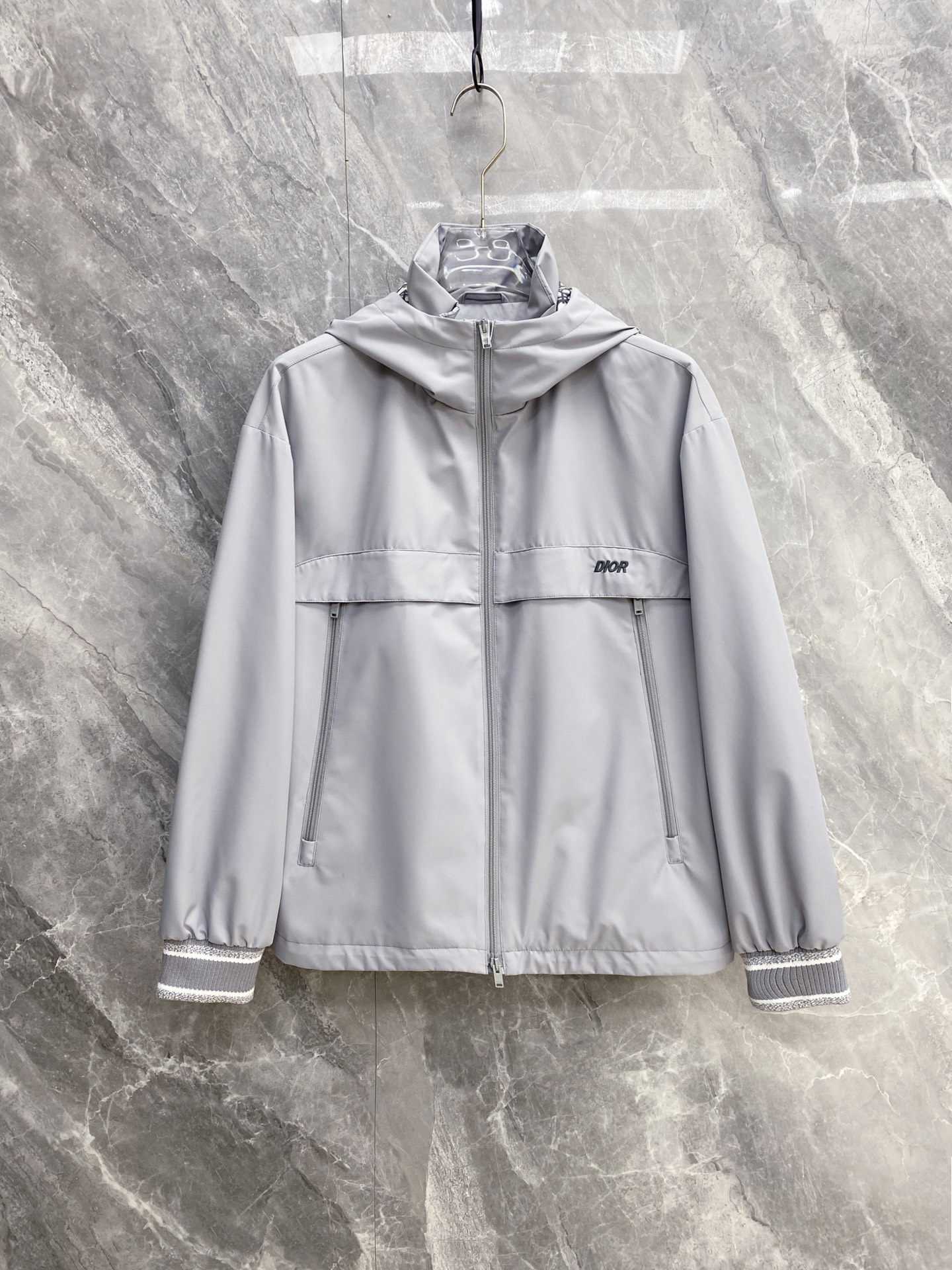 Dior Jacket Blue Hooded S
