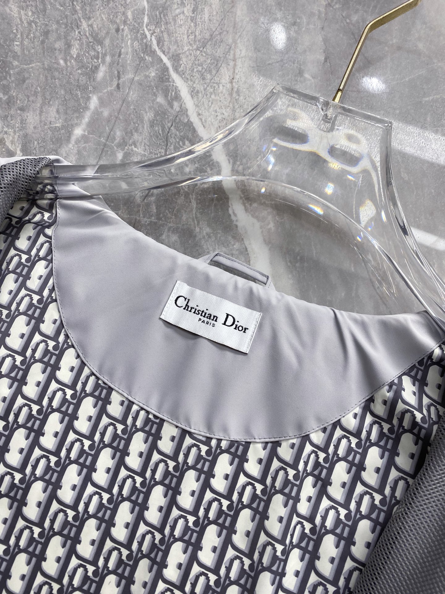 Dior Jacket Blue Hooded S