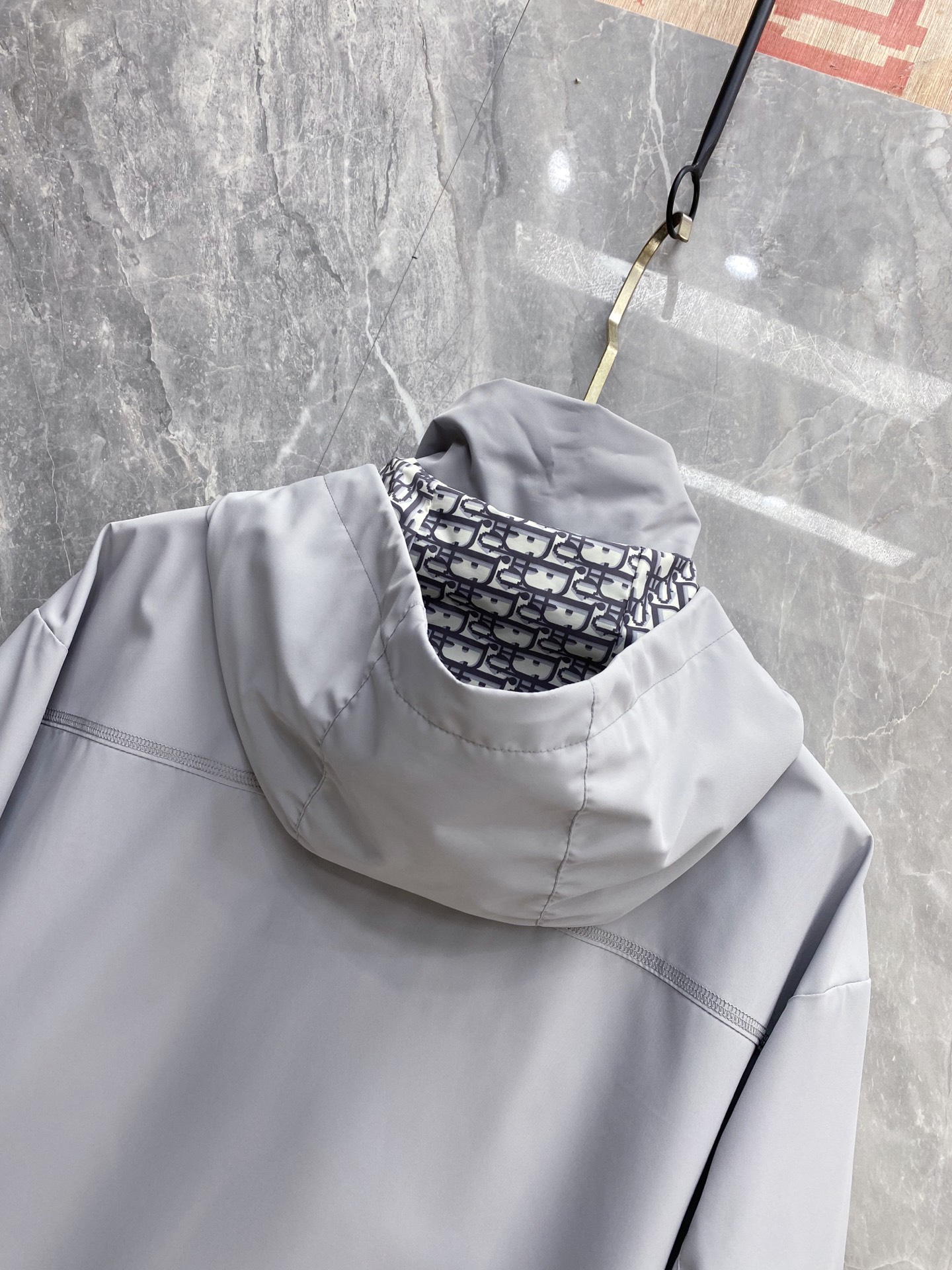 Dior Jacket Blue Hooded S