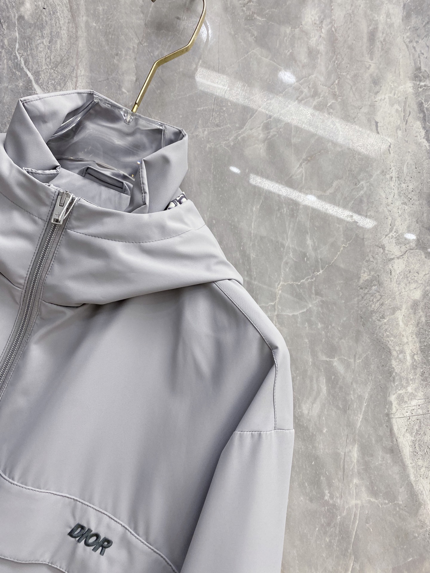 Dior Jacket Blue Hooded S