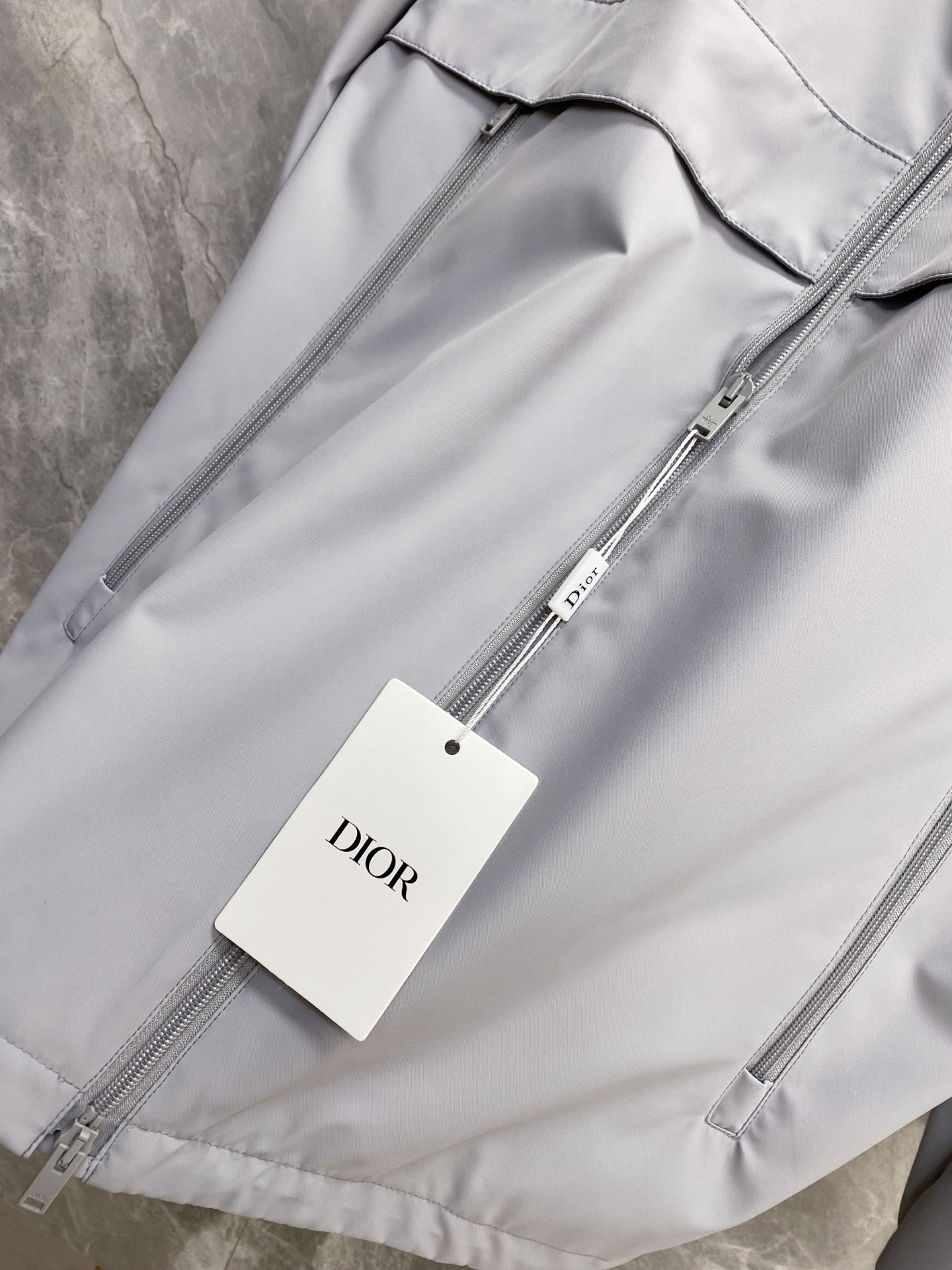 Dior Jacket Blue Hooded S