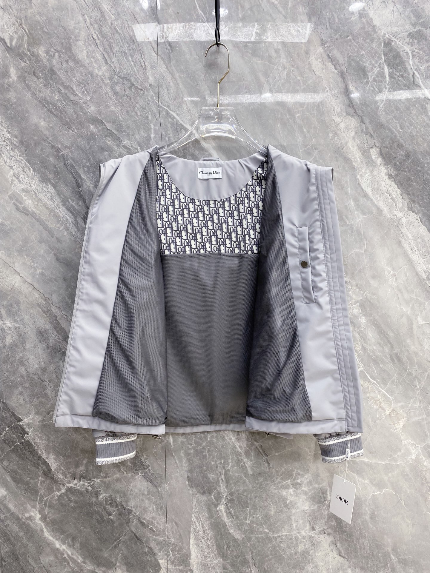 Dior Jacket Blue Hooded S