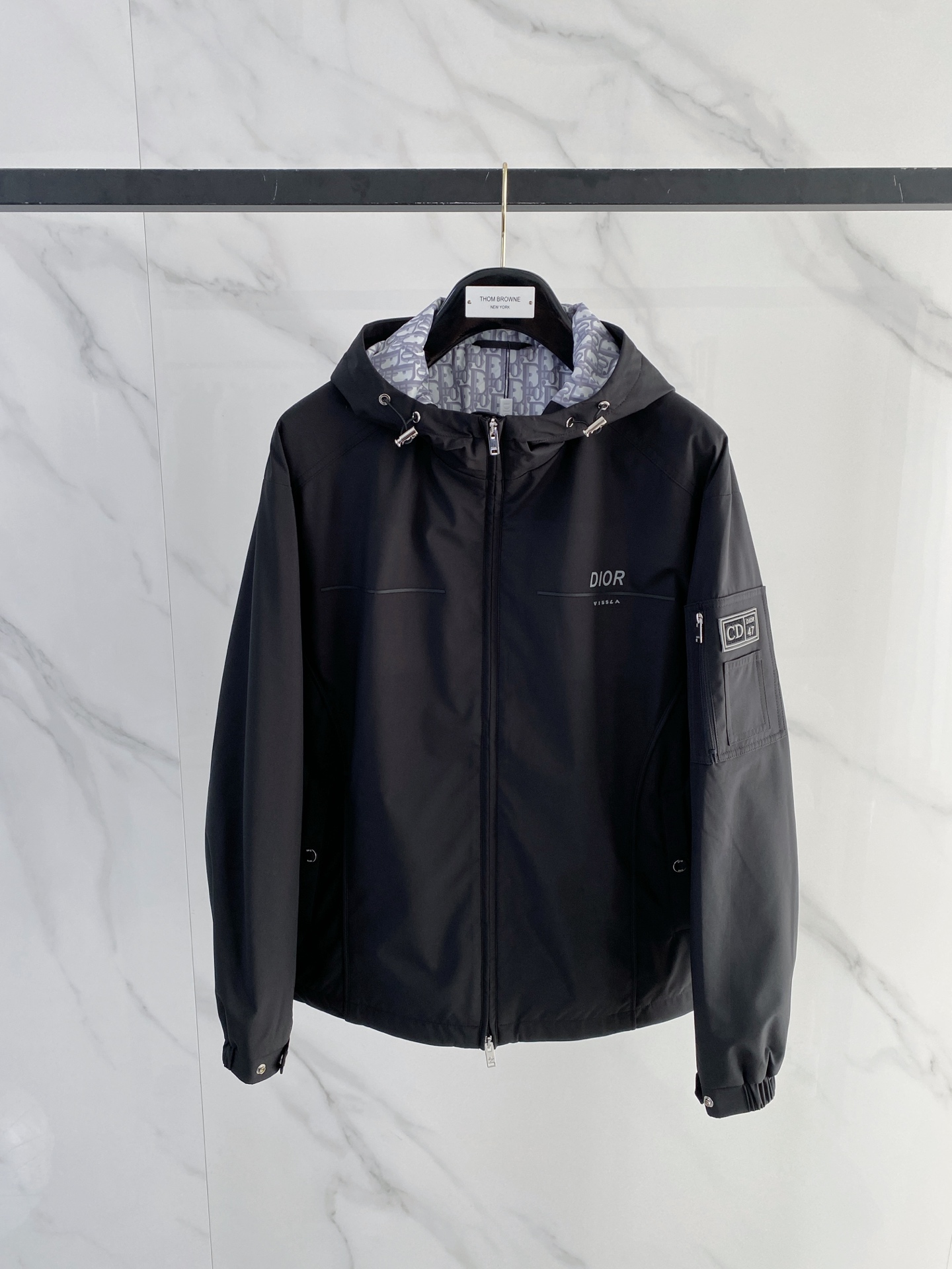 Dior Jacket Black Hooded S