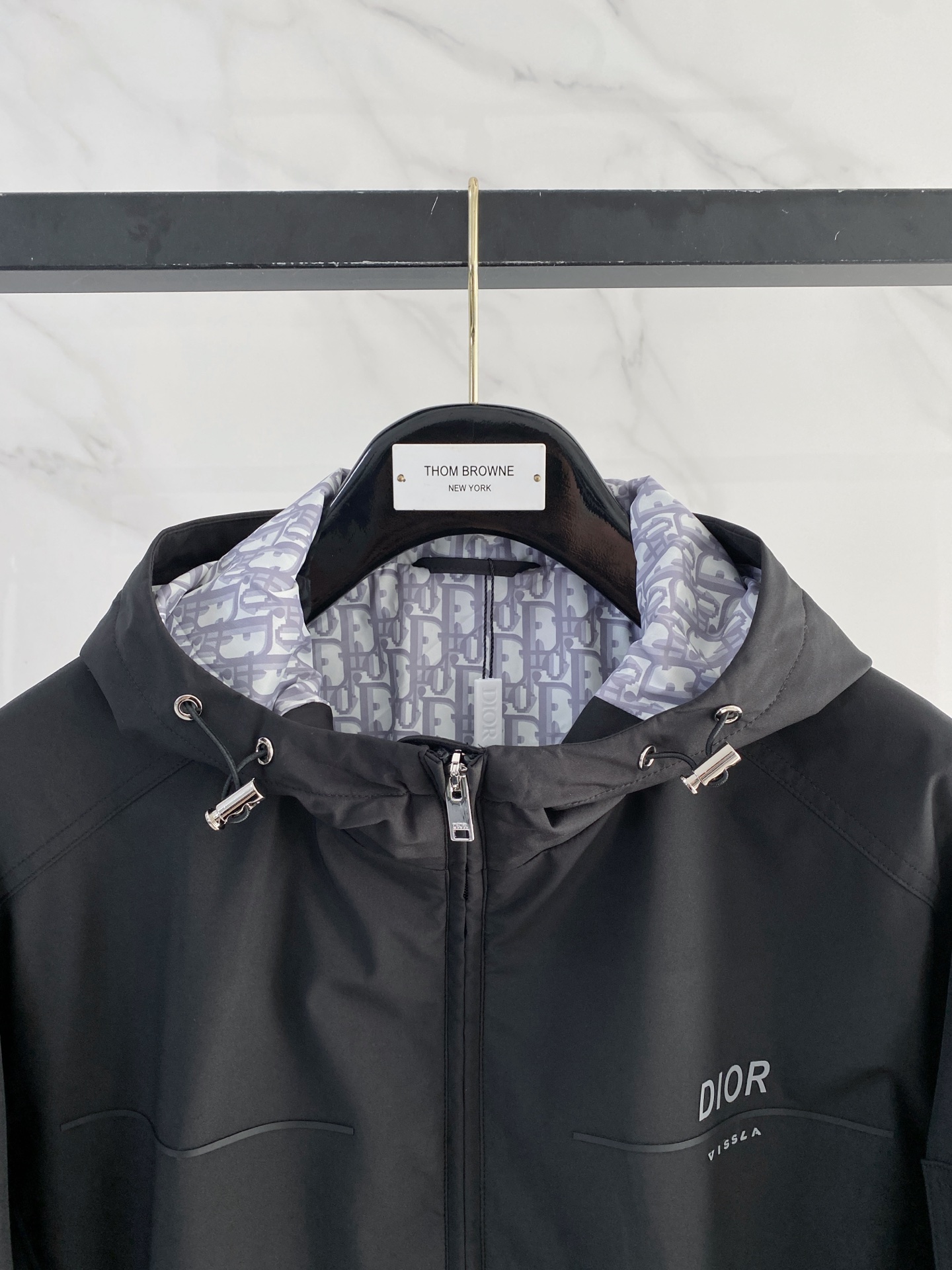 Dior Jacket Black Hooded S