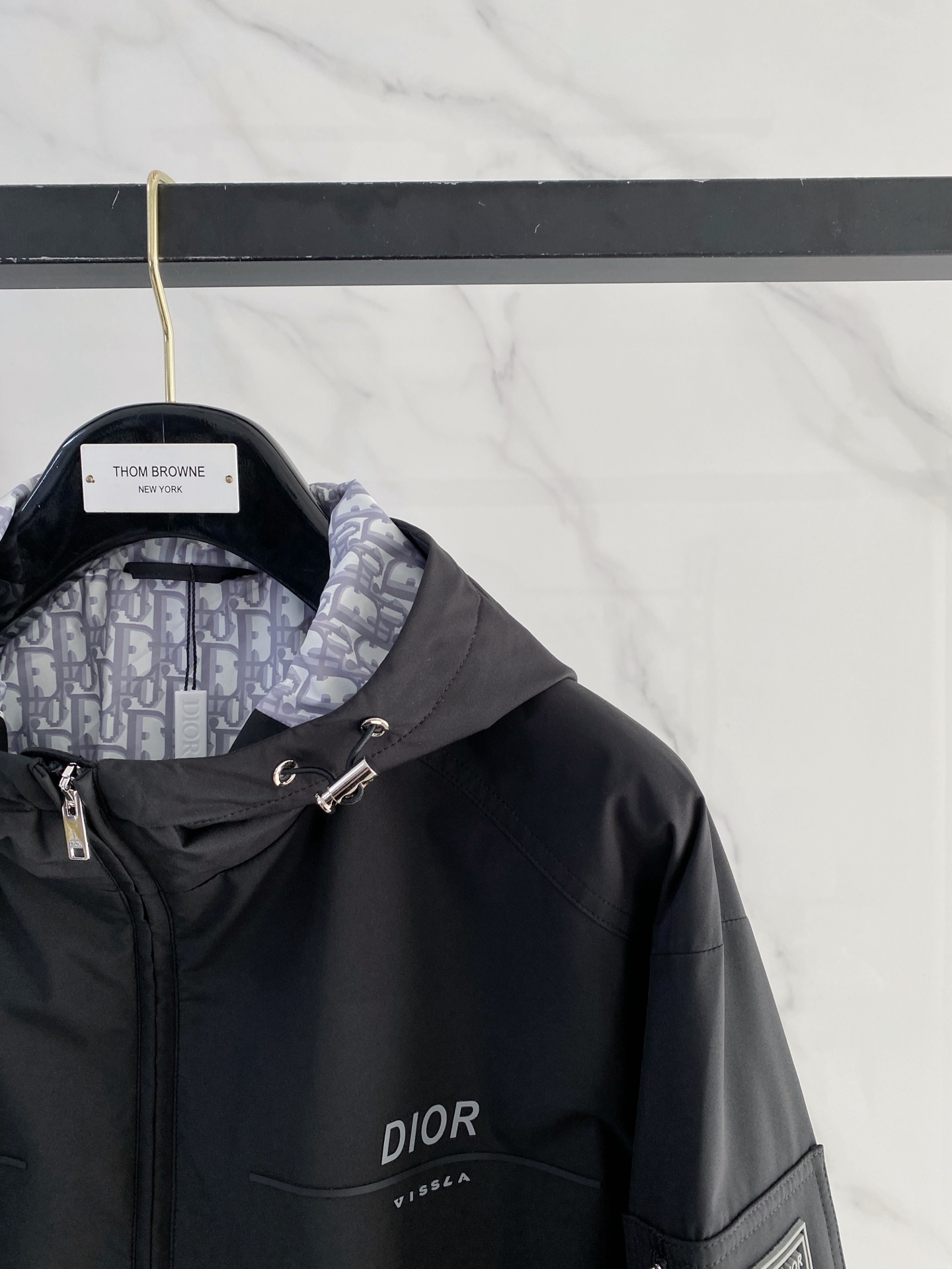 Dior Jacket Black Hooded S