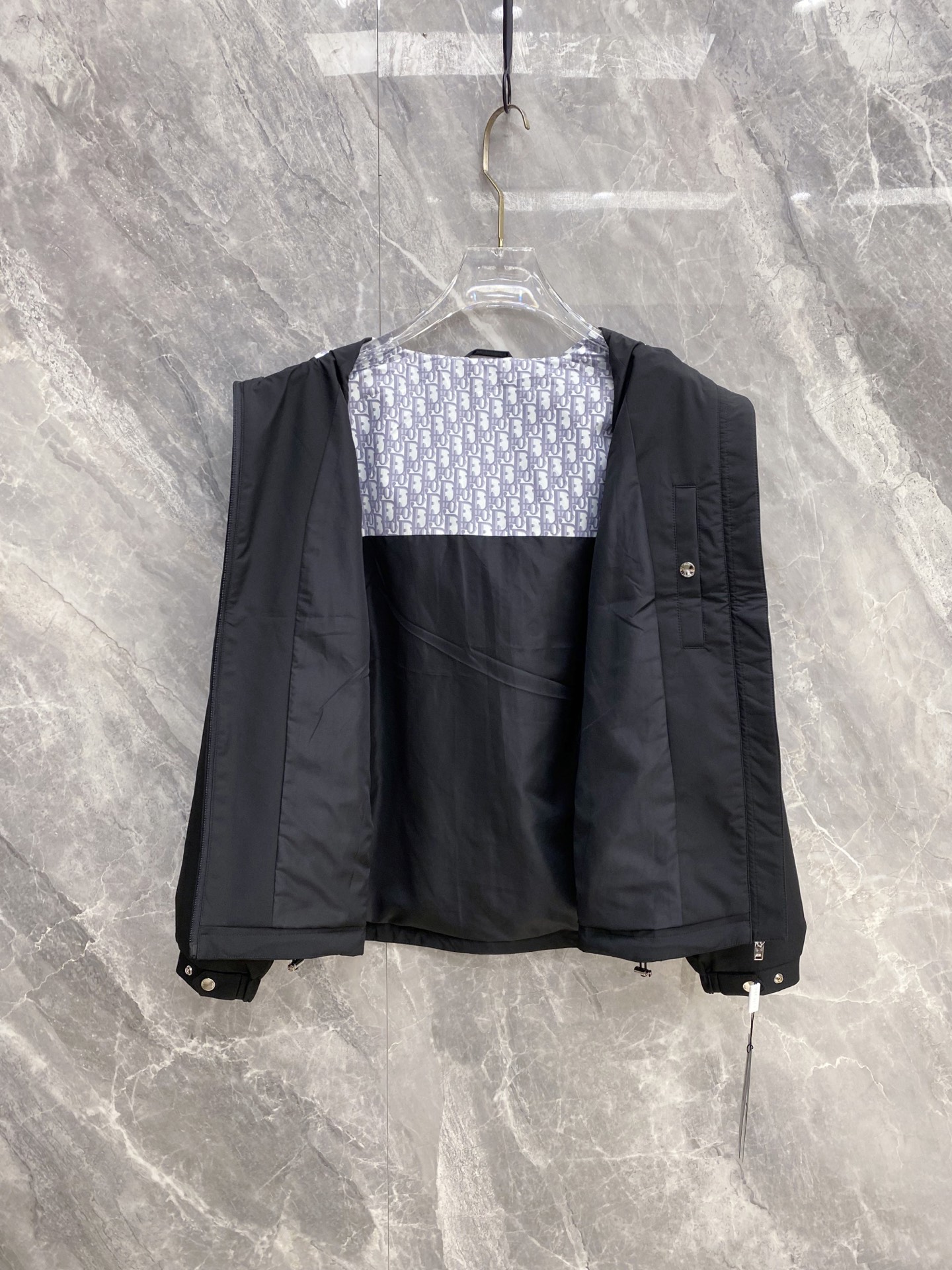 Dior Jacket Black Hooded S