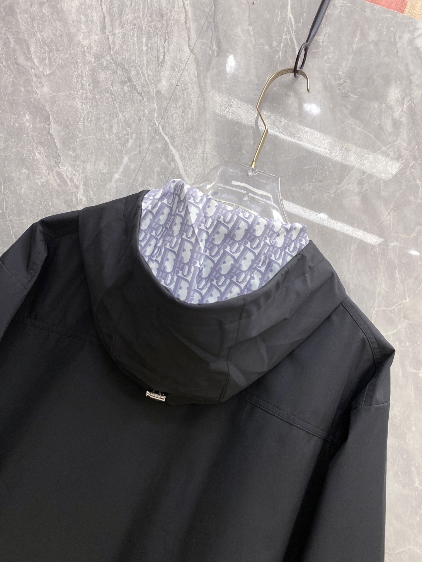 Dior Jacket Black Hooded S