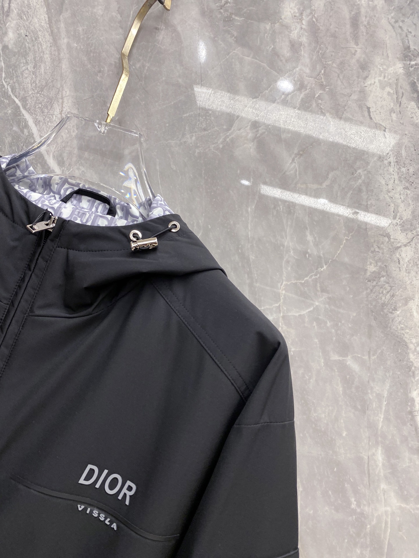 Dior Jacket Black Hooded S