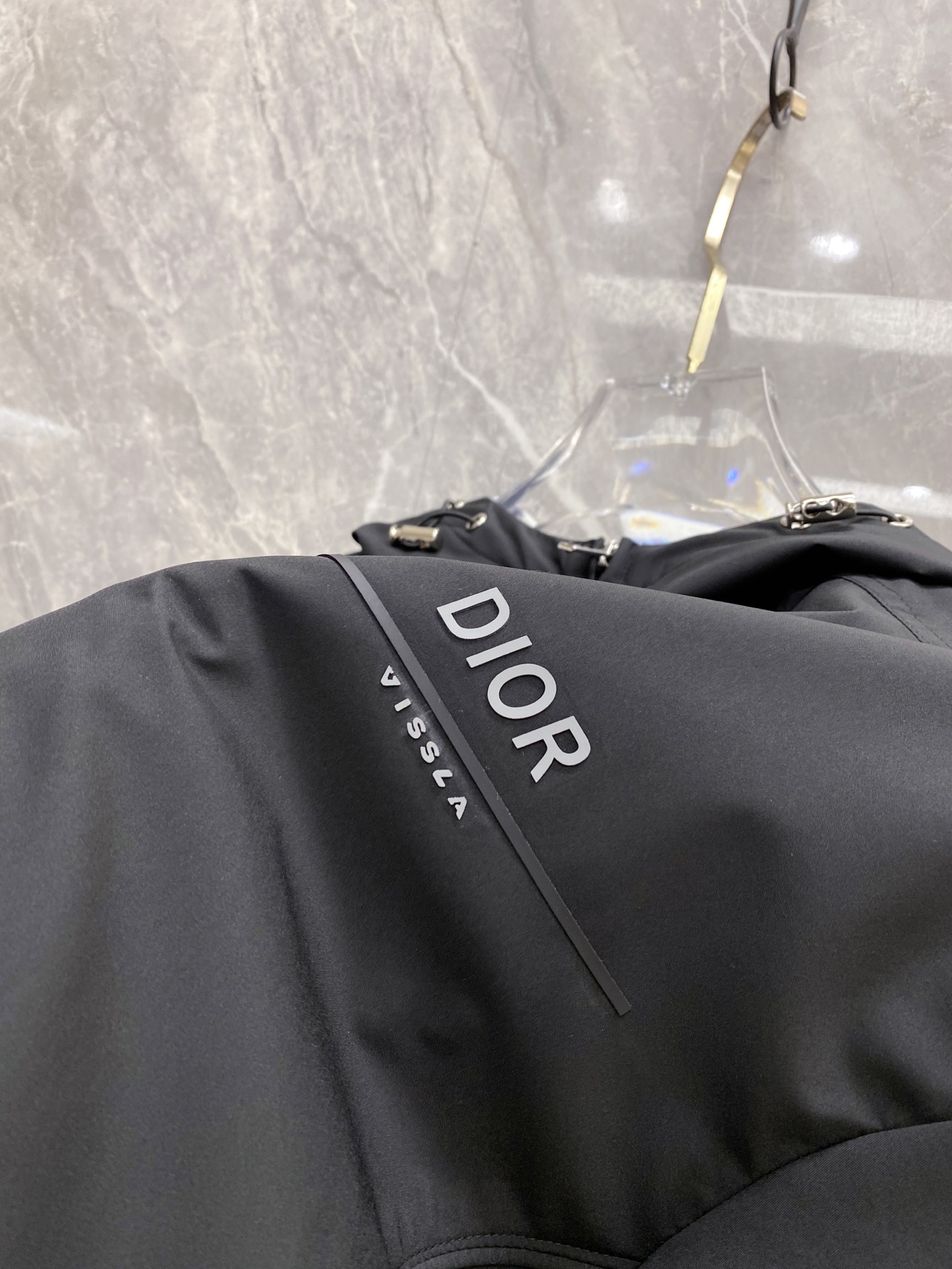 Dior Jacket Black Hooded S