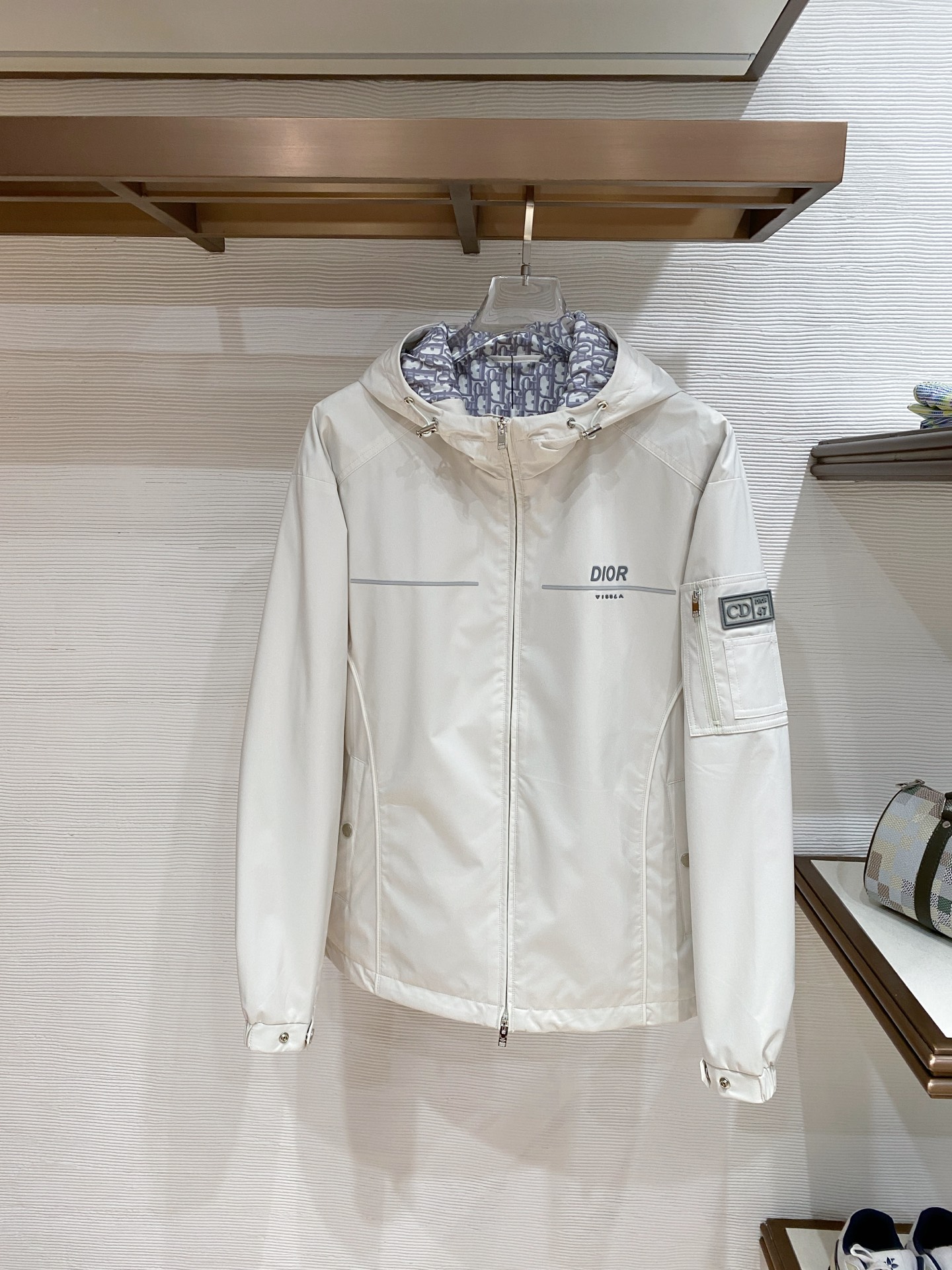 Dior Jacket Black Hooded S