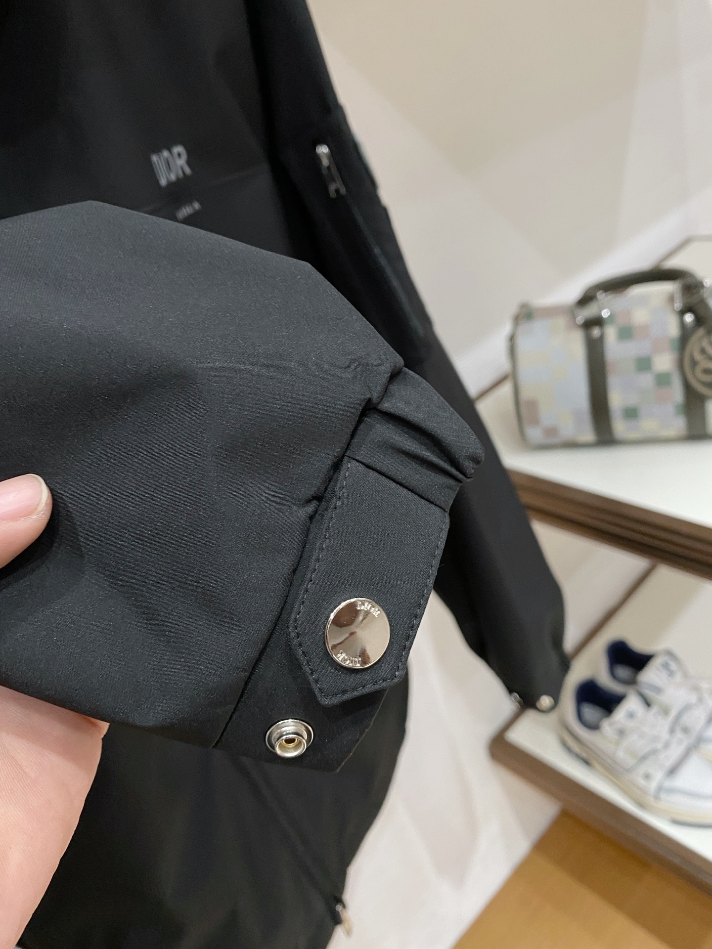 Dior Jacket Black Hooded S