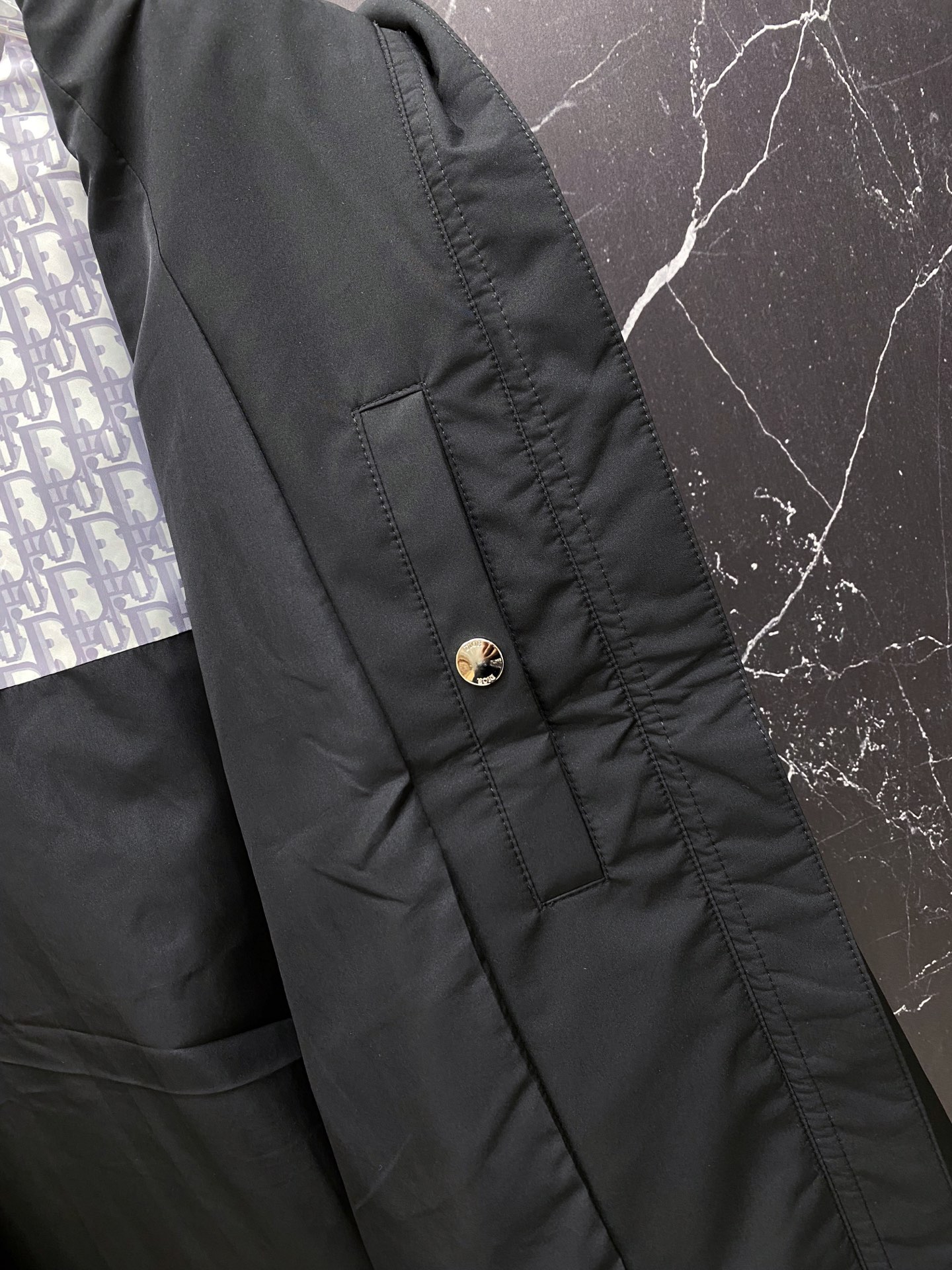 Dior Jacket Black Hooded S
