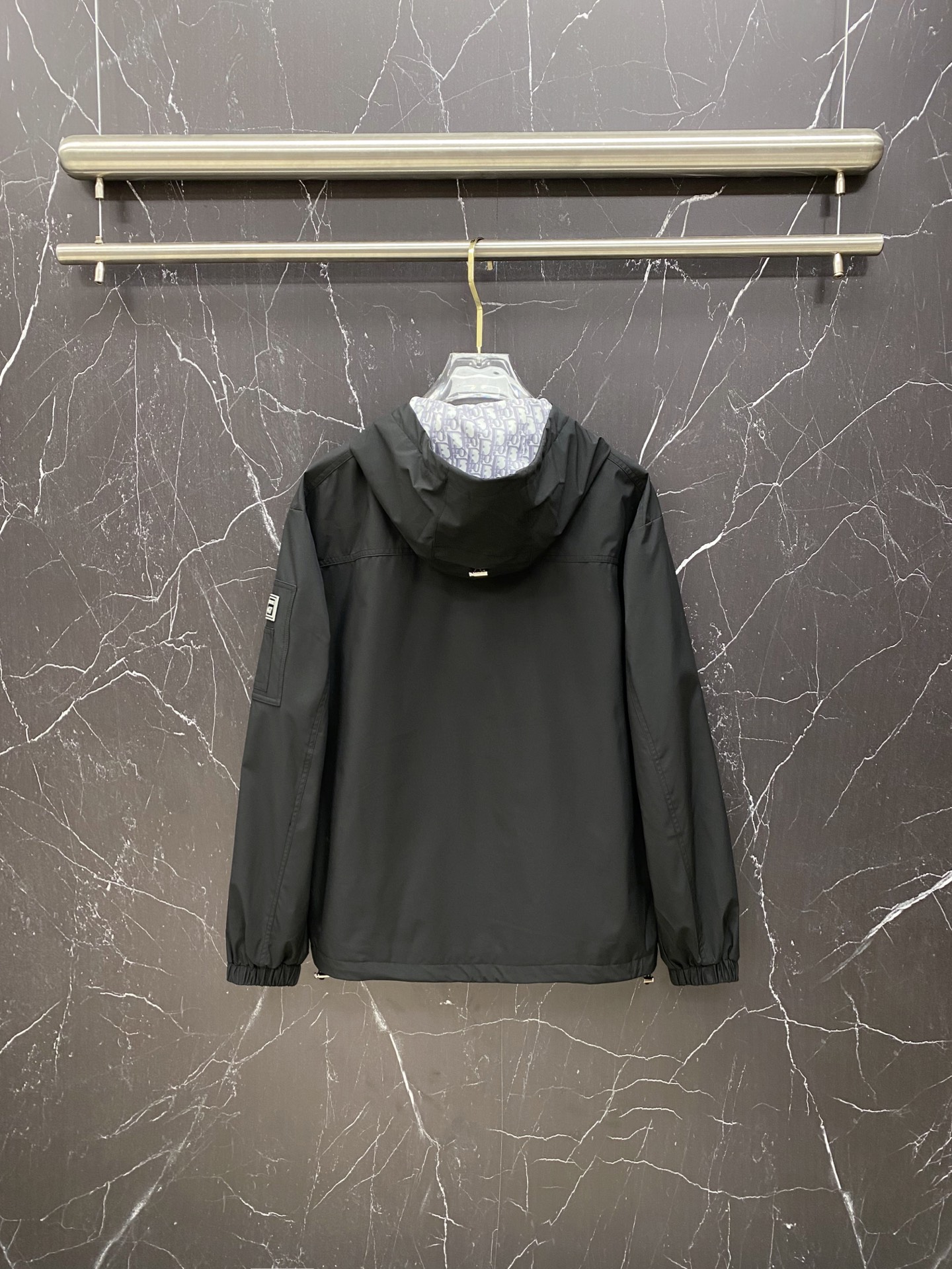 Dior Jacket Black Hooded S