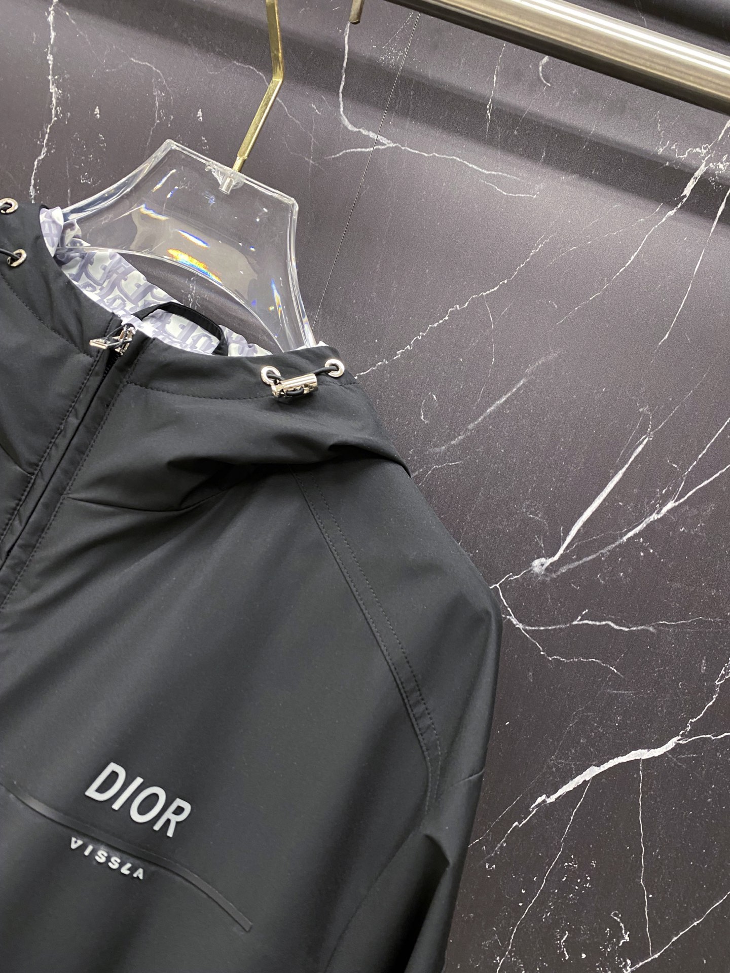 Dior Jacket Black Hooded S
