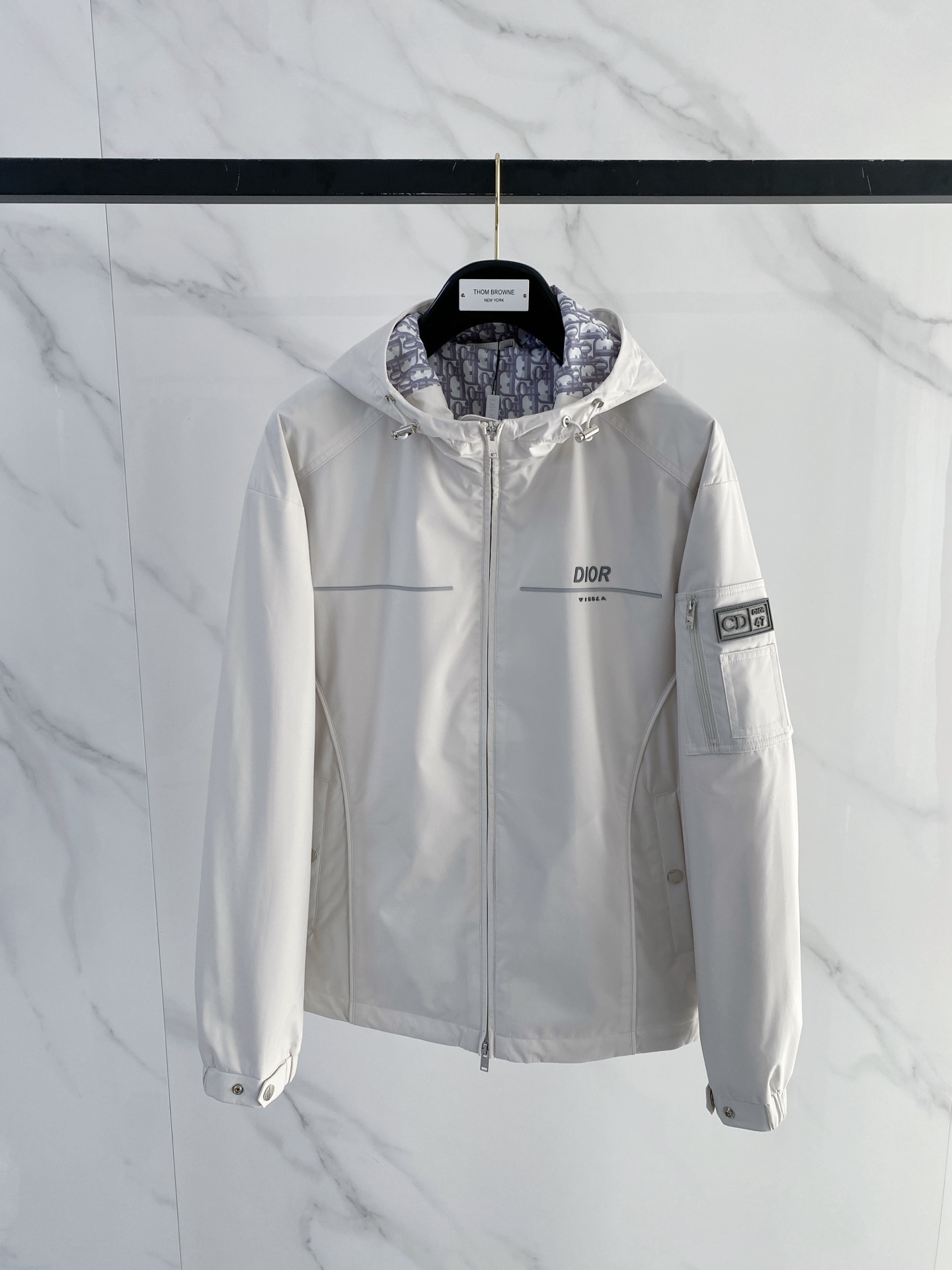 Dior Jacket Black Hooded S