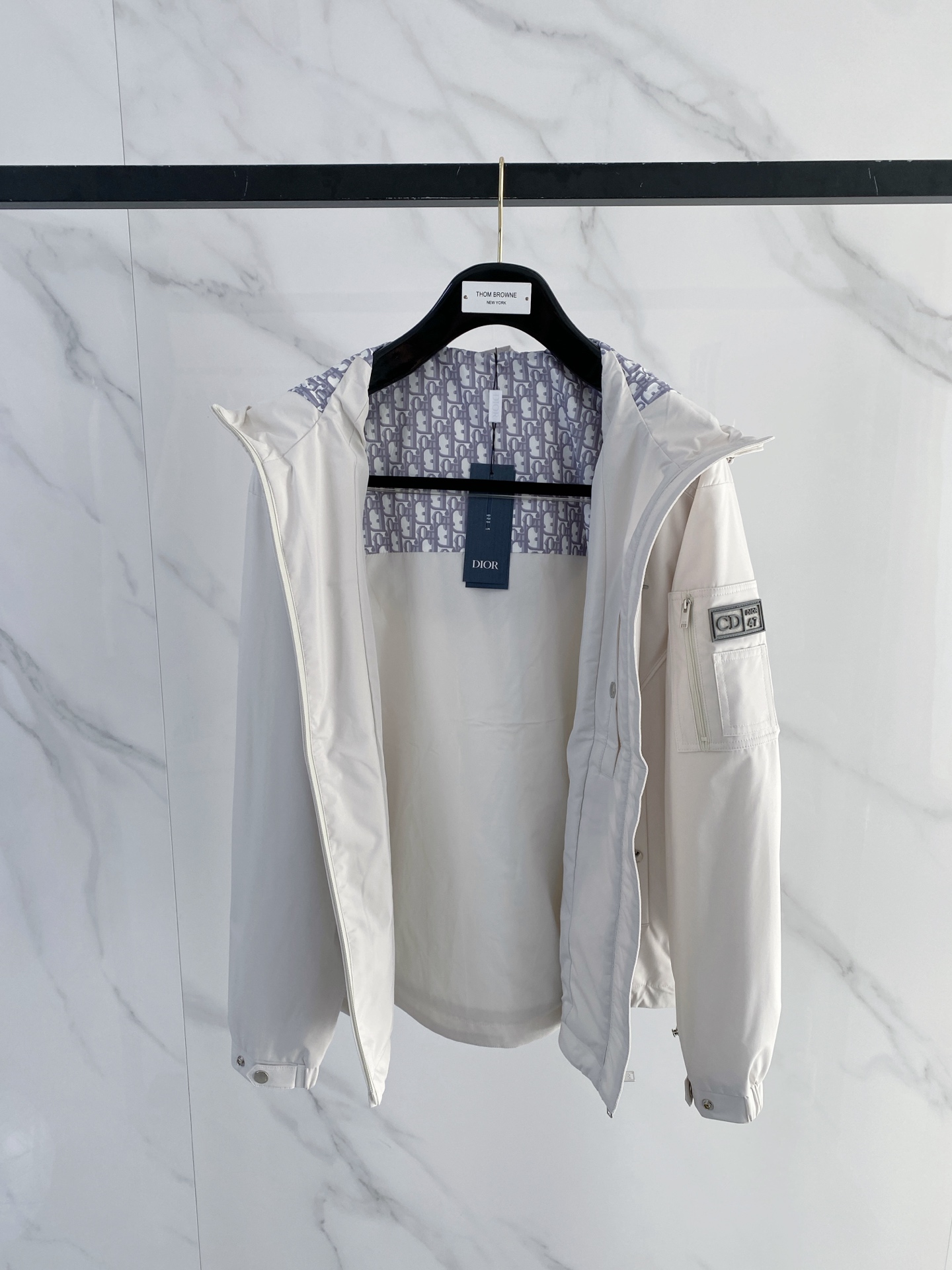 Dior Jacket Black Hooded S
