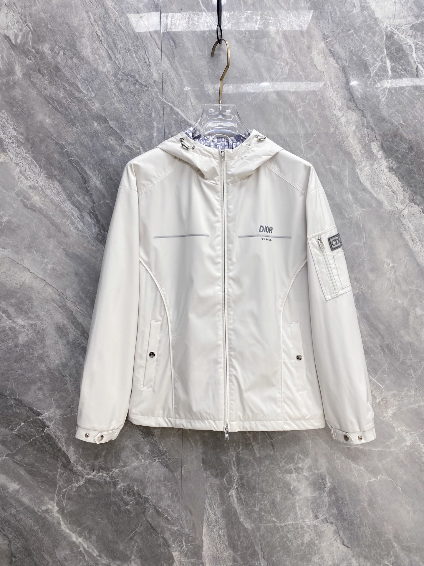 Dior Jacket Black Hooded S
