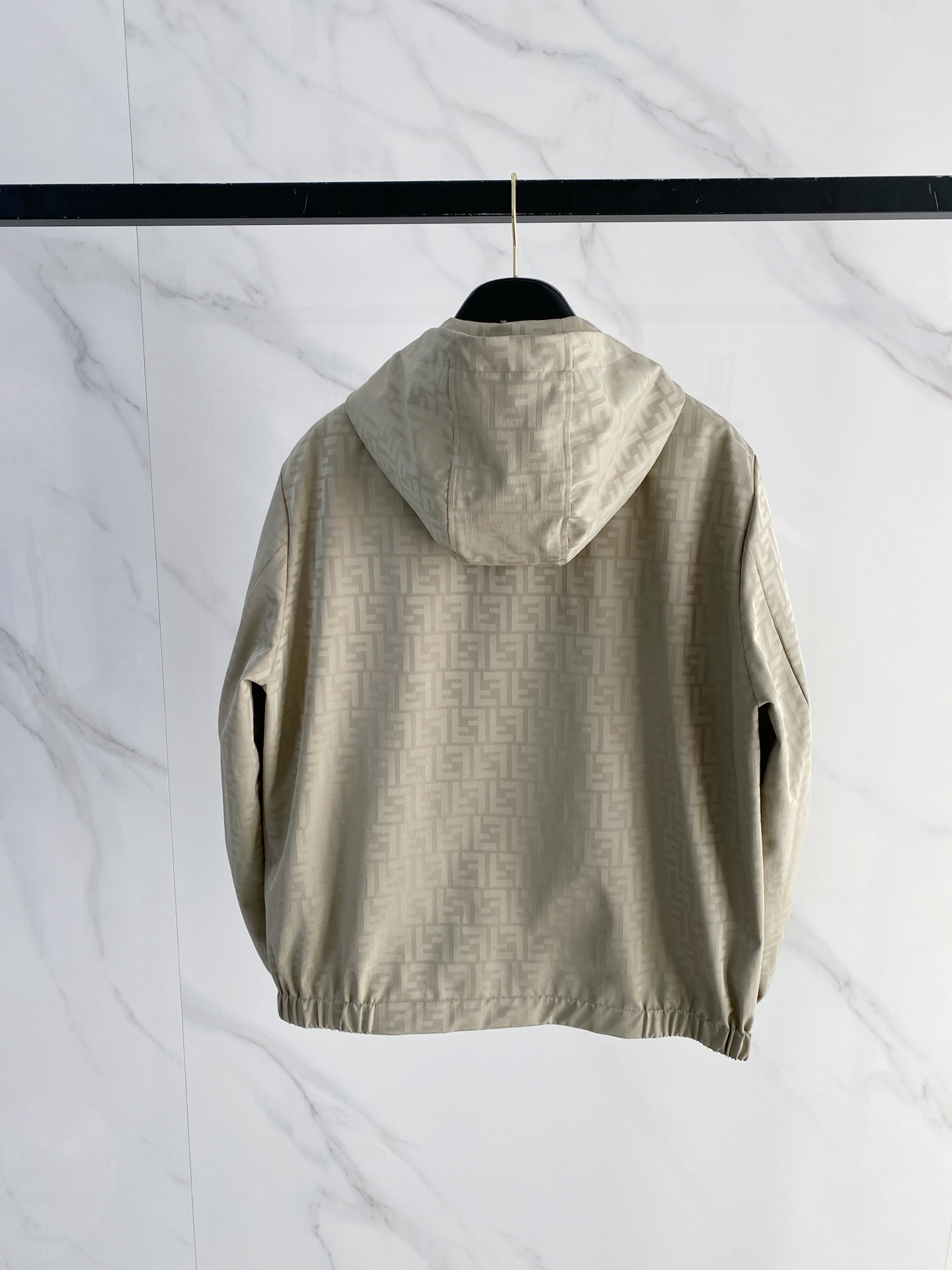Fendi Jacket Black Hooded S