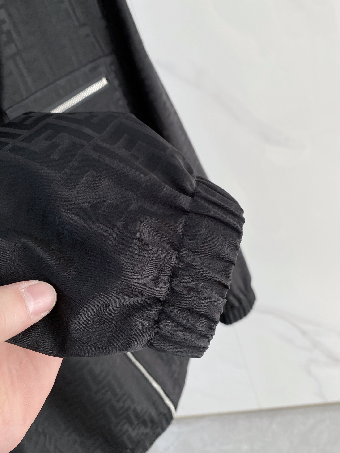 Fendi Jacket Black Hooded S