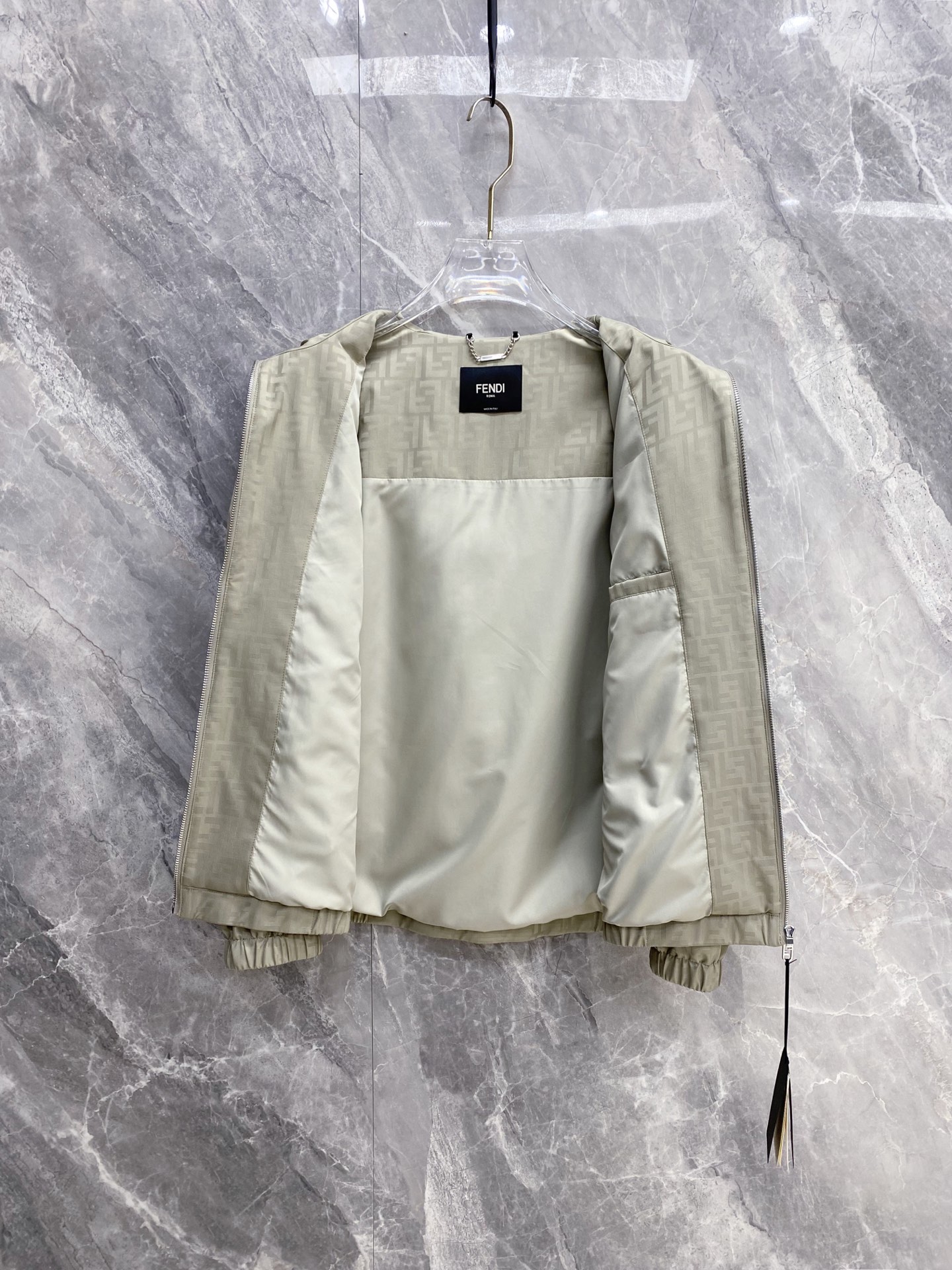 Fendi Jacket Black Hooded S