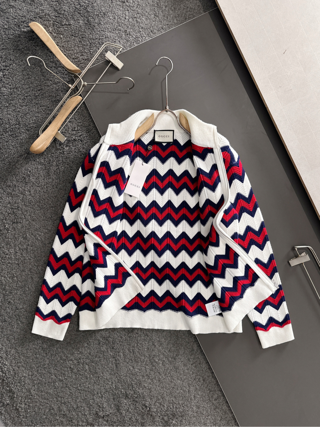 Gucci Couple Basic Clothing Wool Striped S-m-xxxl