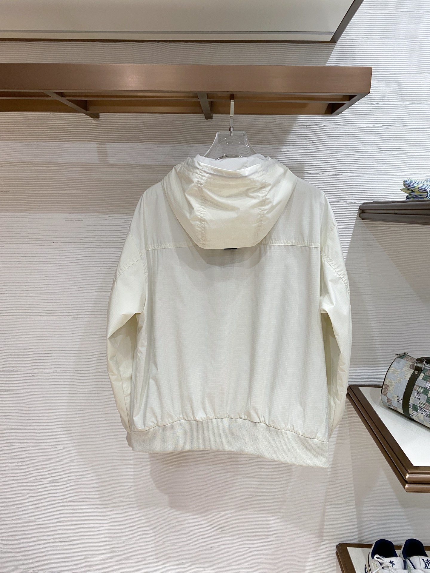 Gucci Jacket White Hooded S