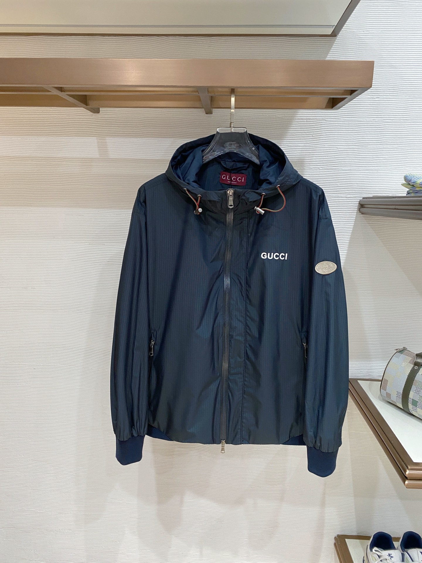 Gucci Jacket White Hooded S