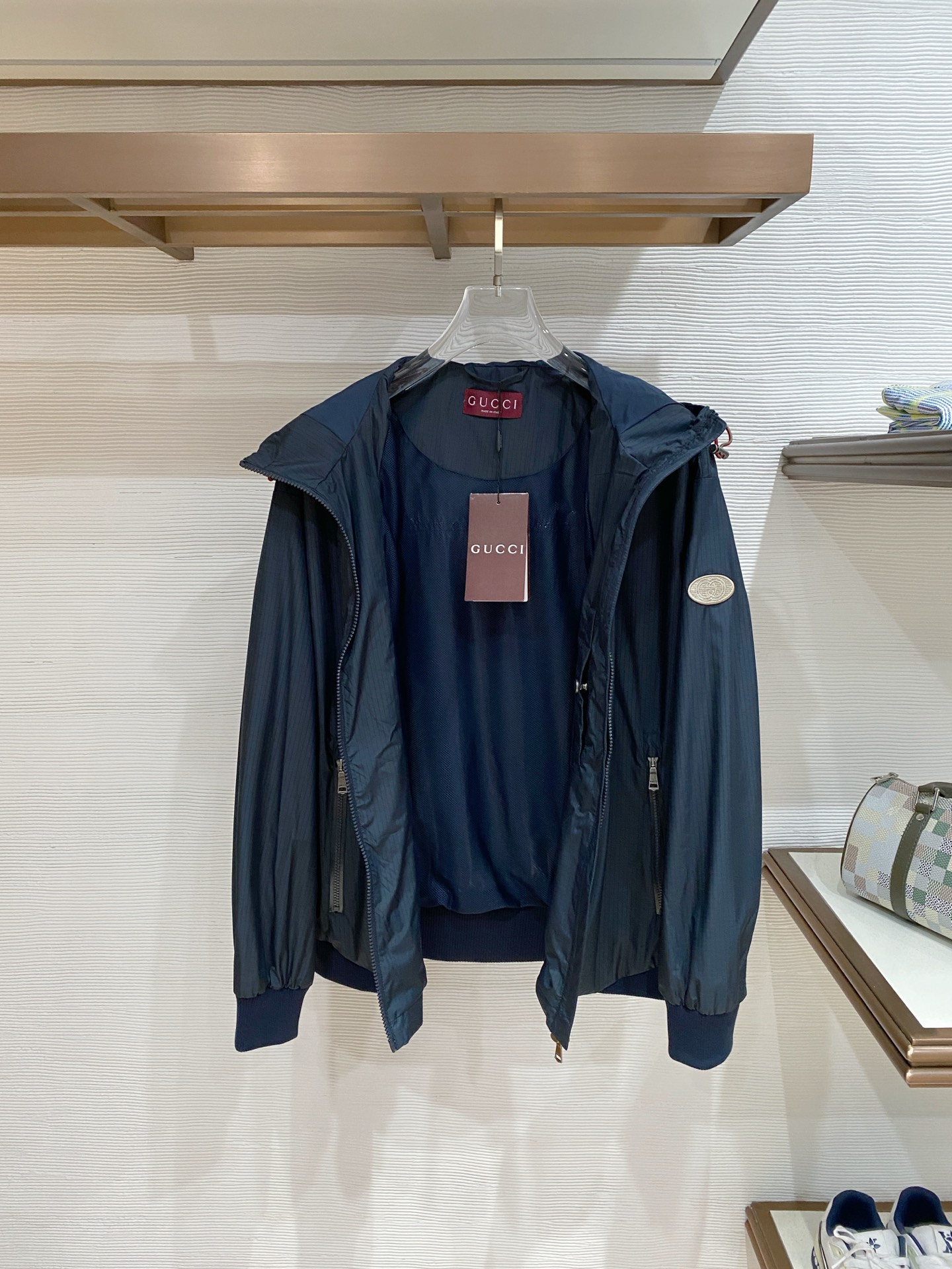 Gucci Jacket White Hooded S