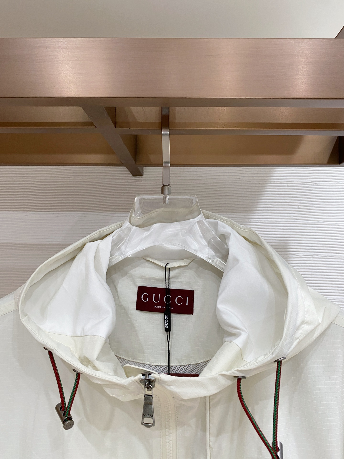 Gucci Jacket White Hooded S