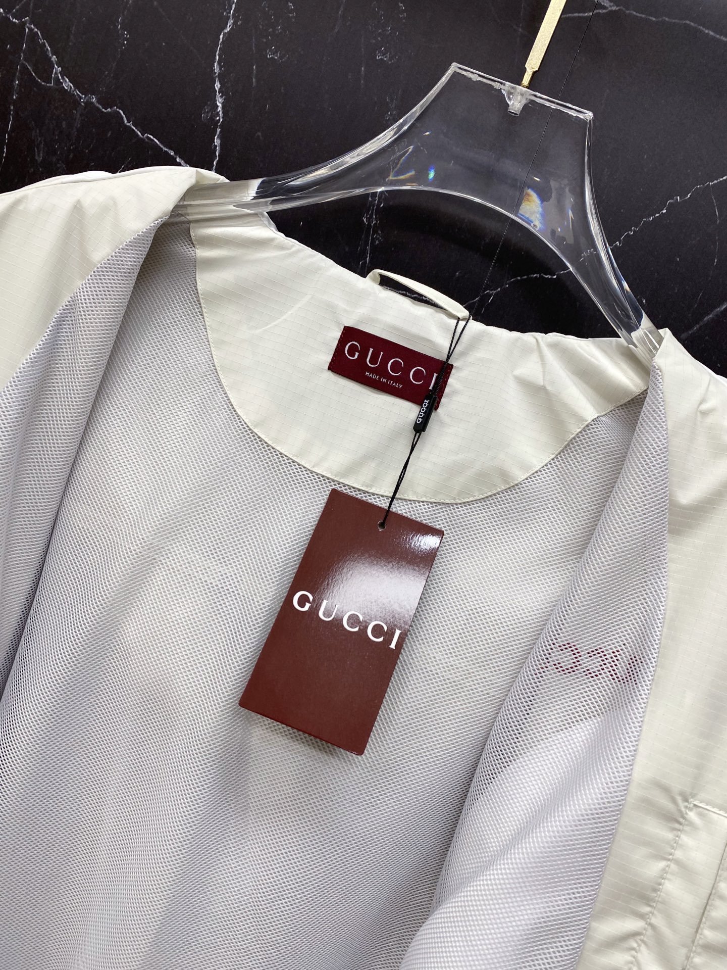Gucci Jacket White Hooded S