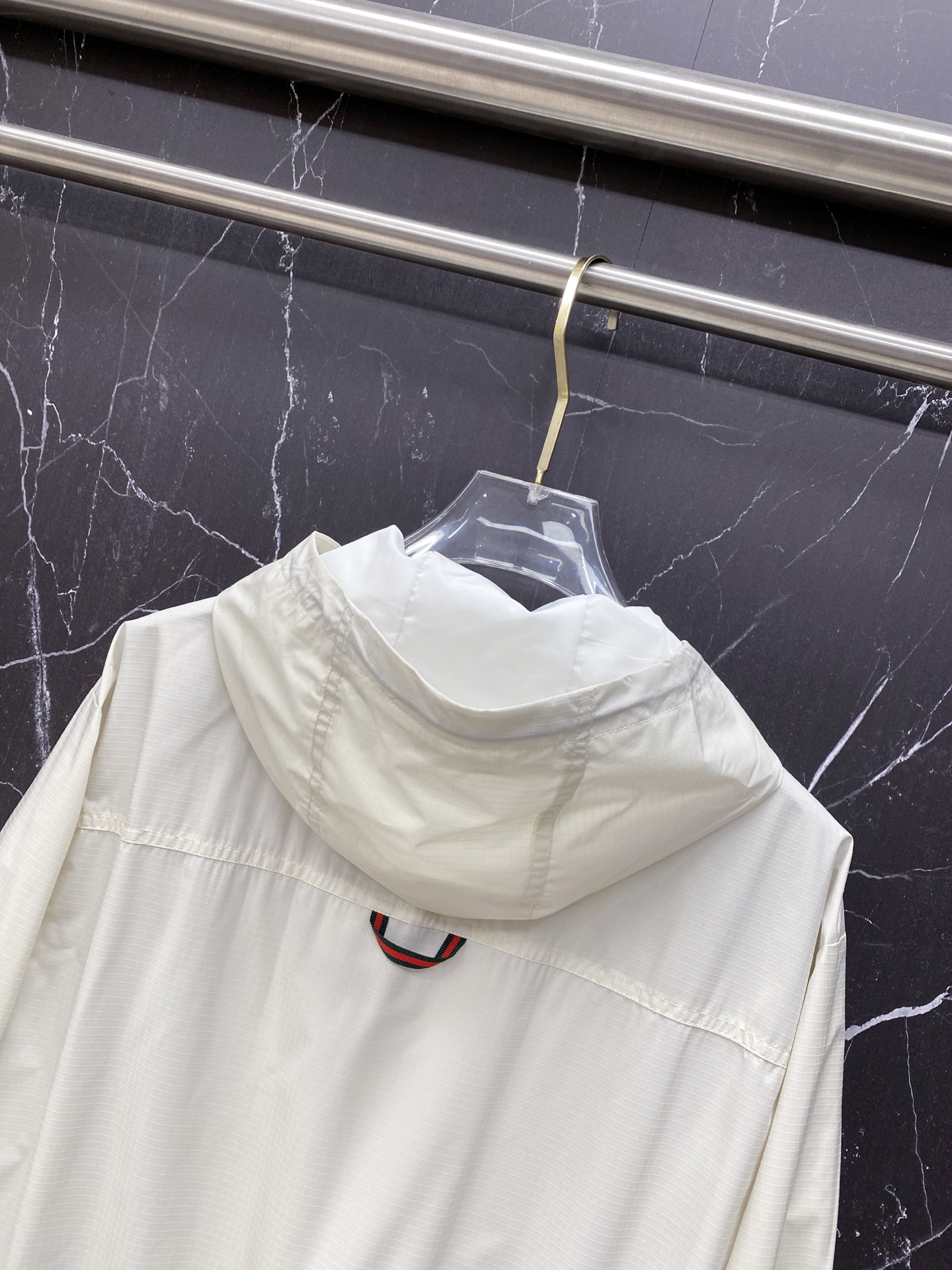 Gucci Jacket White Hooded S