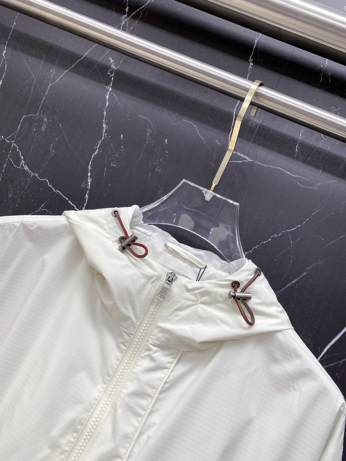 Gucci Jacket White Hooded S