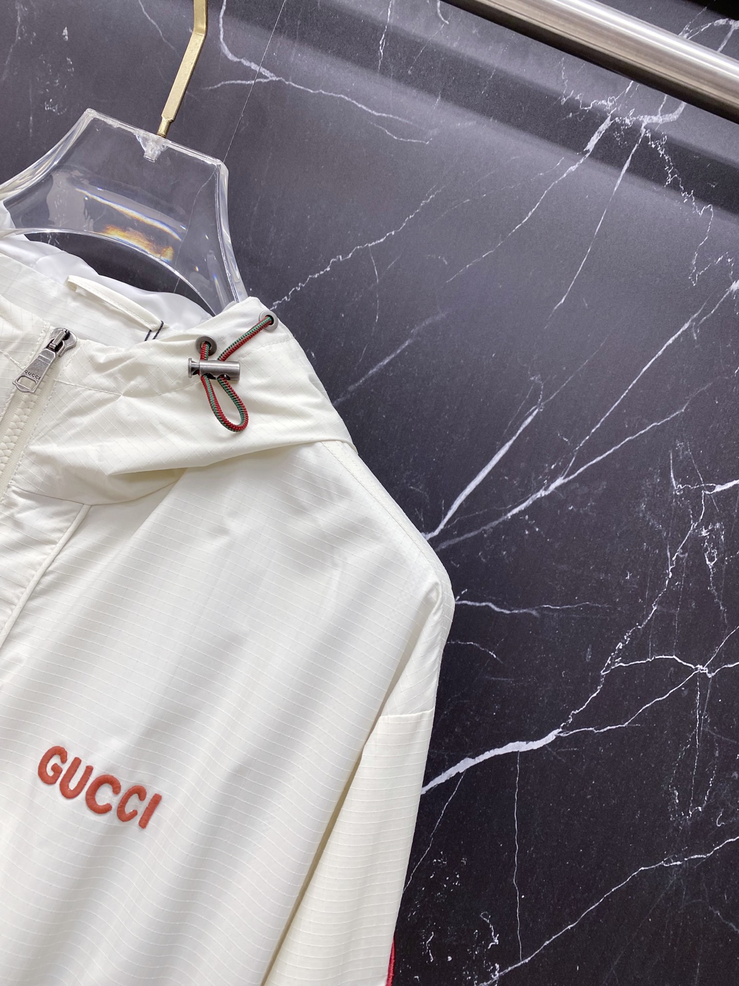 Gucci Jacket White Hooded S