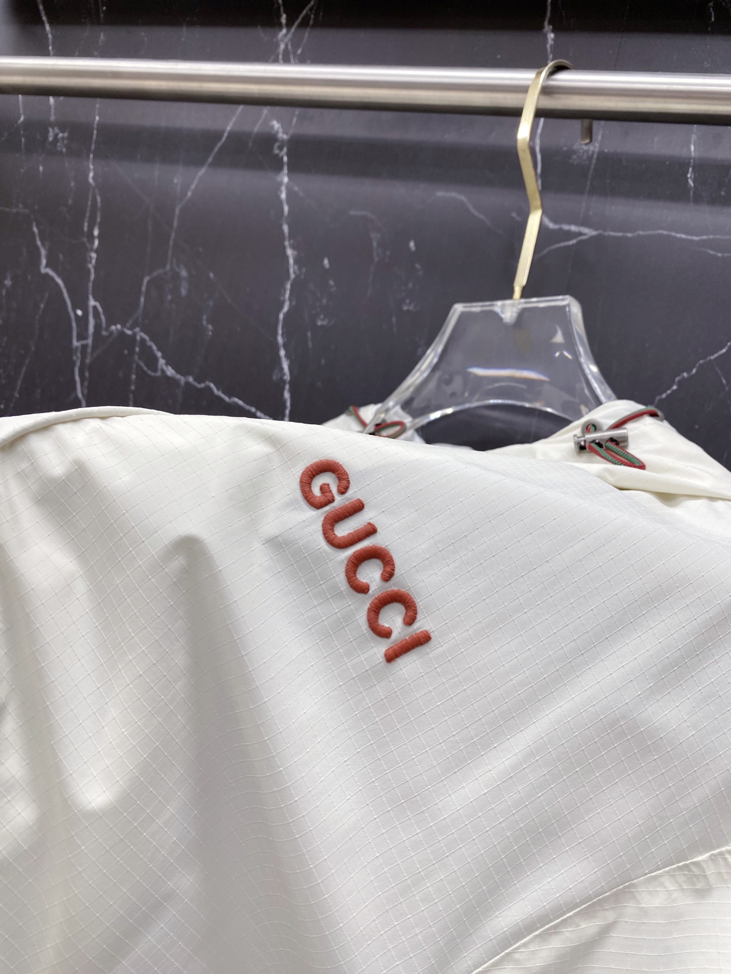 Gucci Jacket White Hooded S