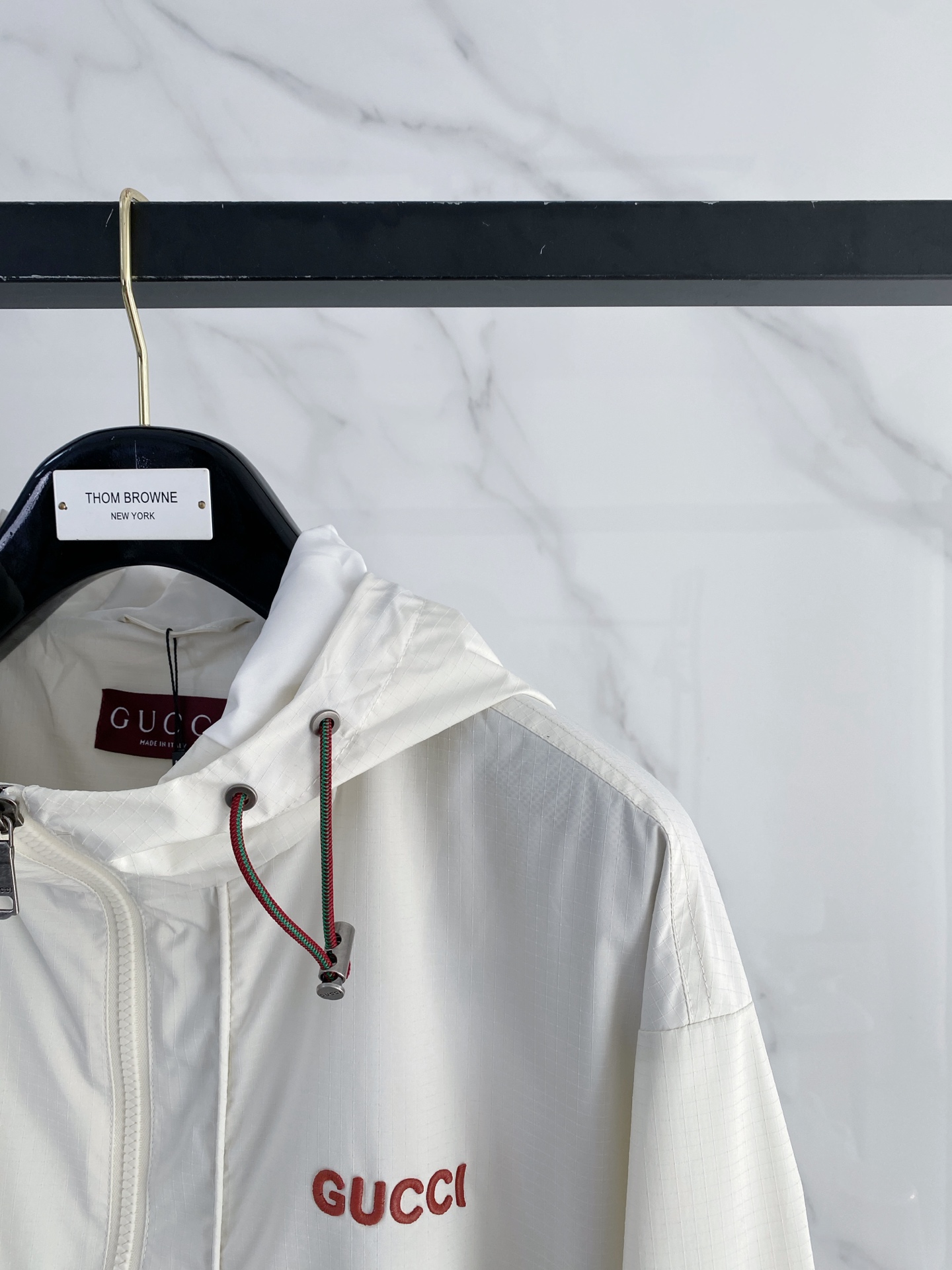 Gucci Jacket White Hooded S