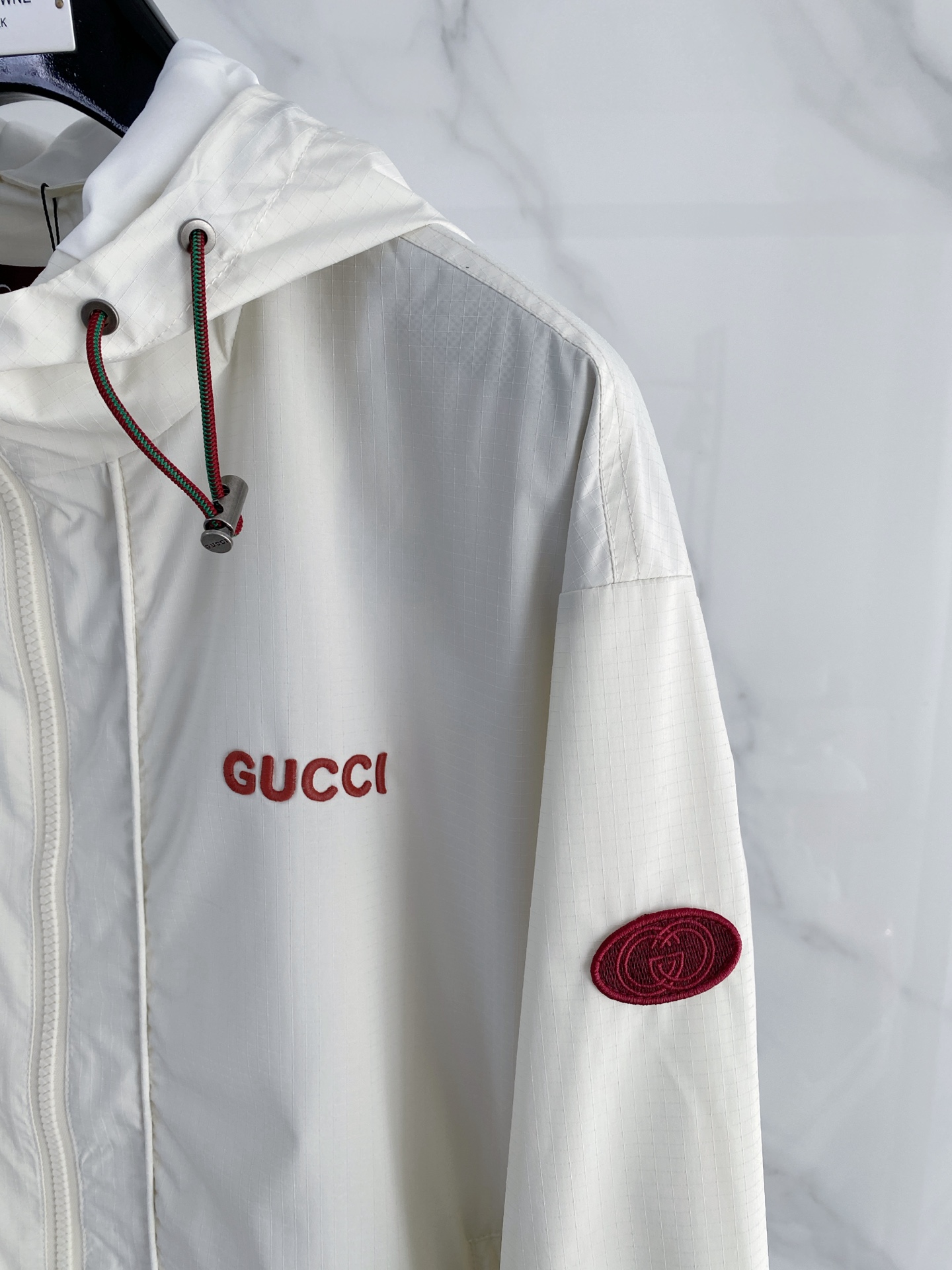 Gucci Jacket White Hooded S