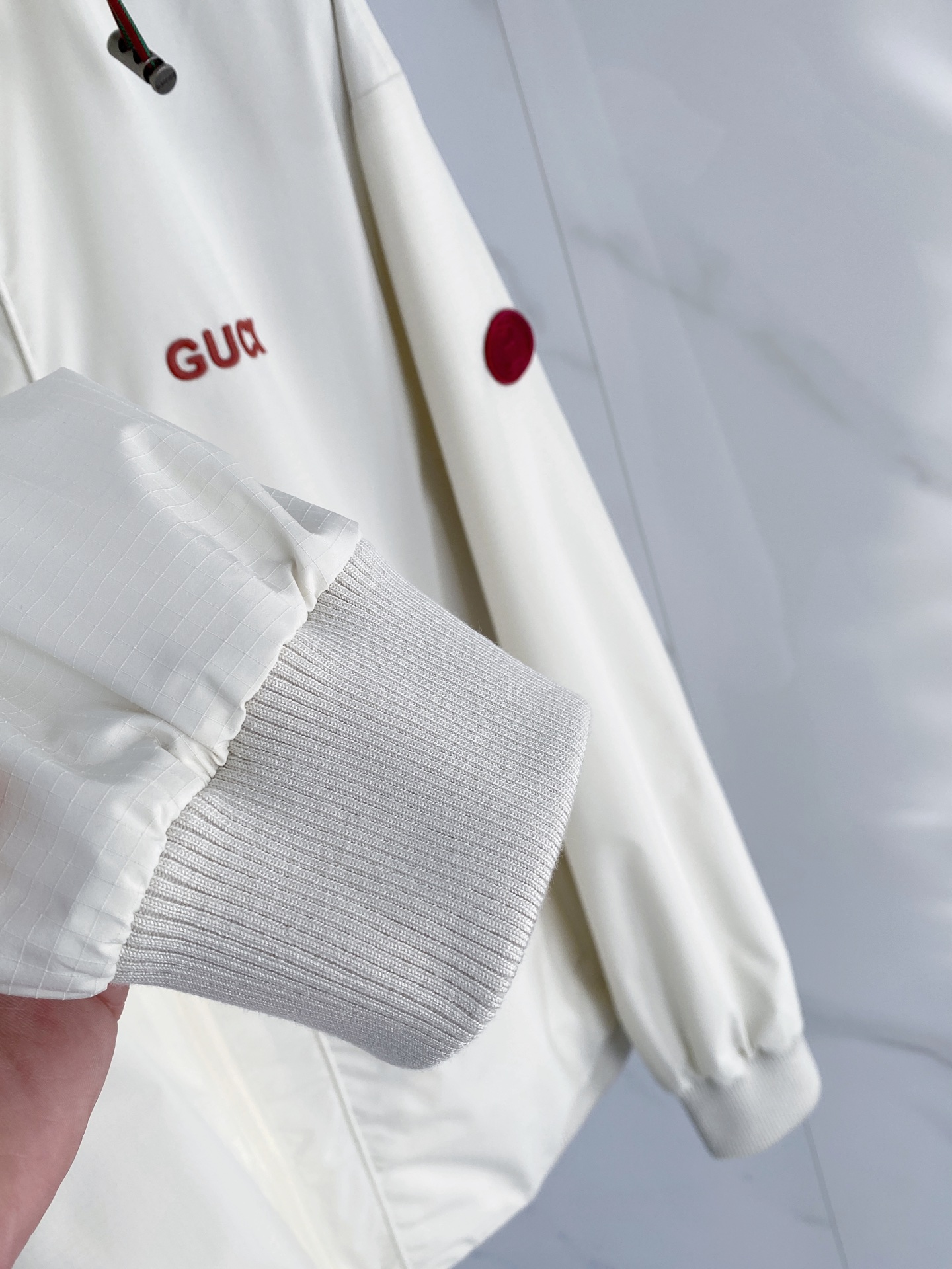 Gucci Jacket White Hooded S
