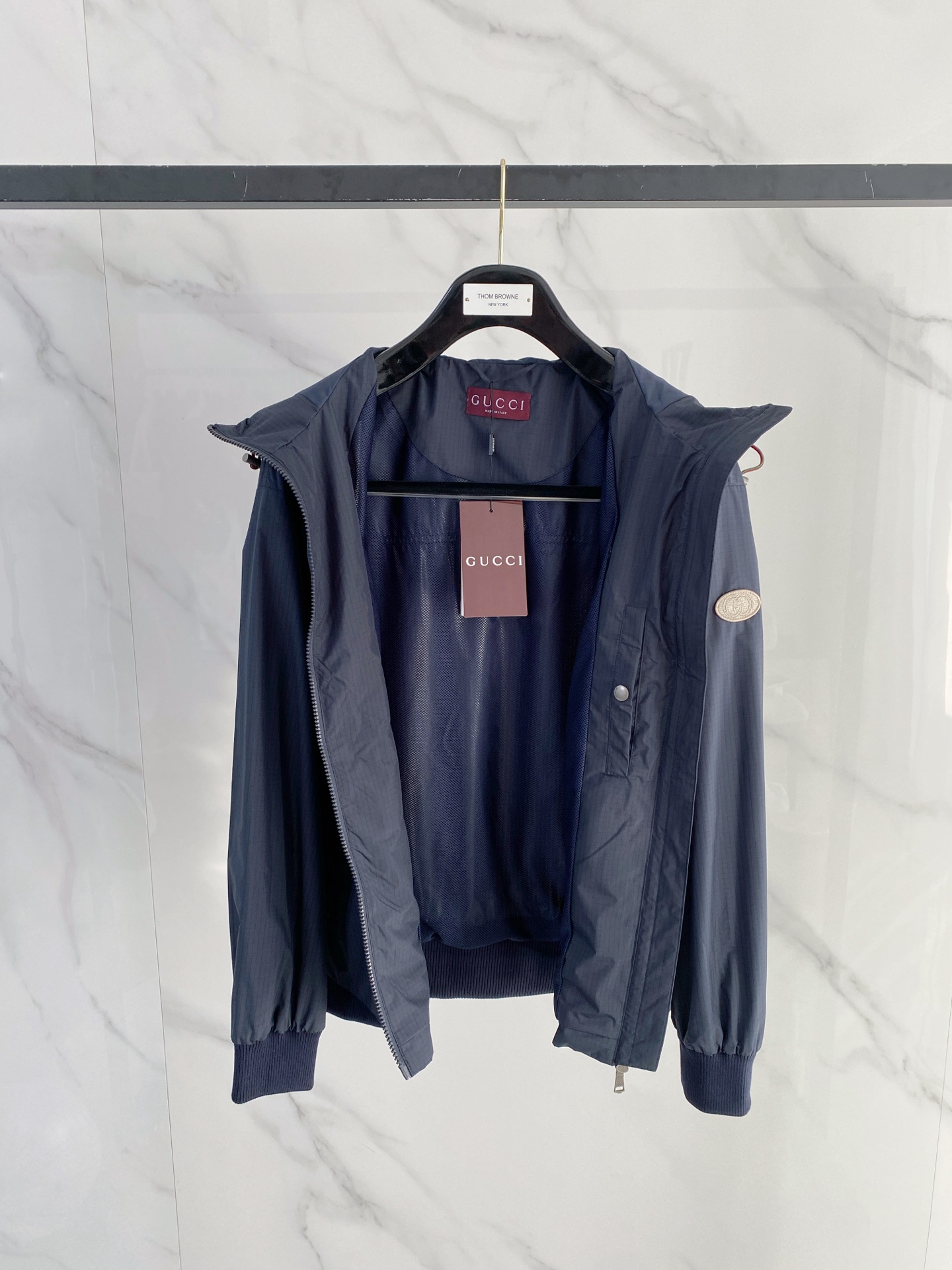 Gucci Jacket White Hooded S