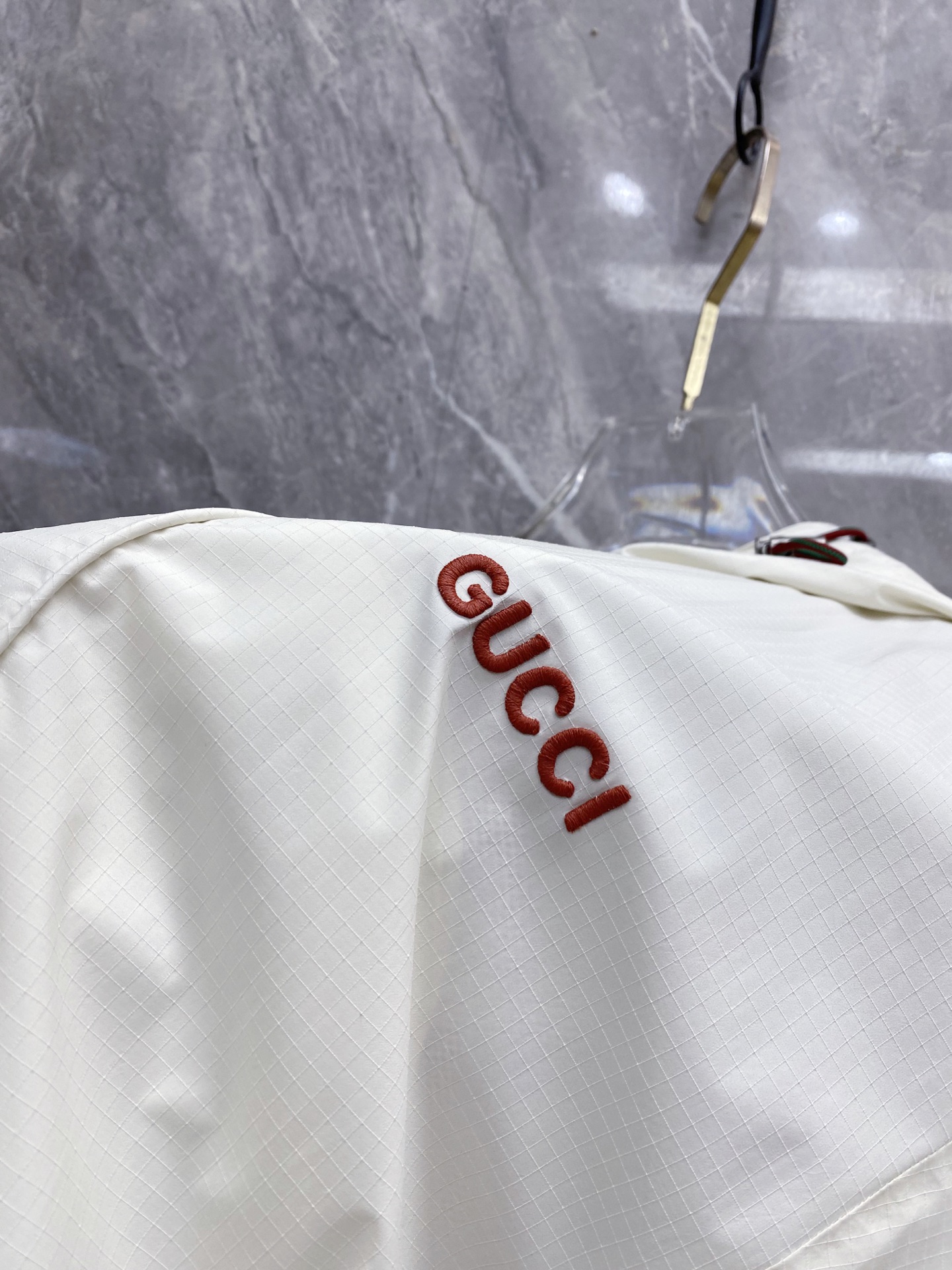 Gucci Jacket White Hooded S