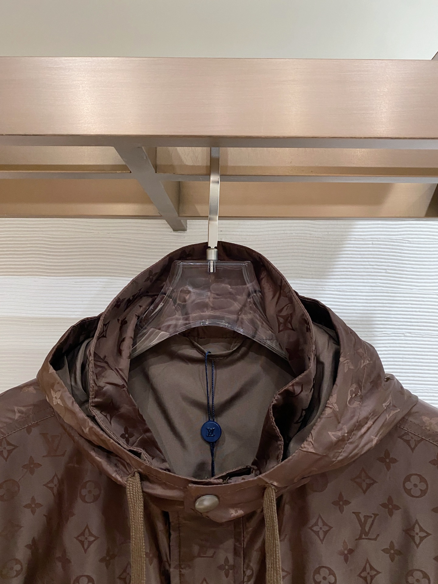 Louis Vuitton Jacket Black Hooded S-l